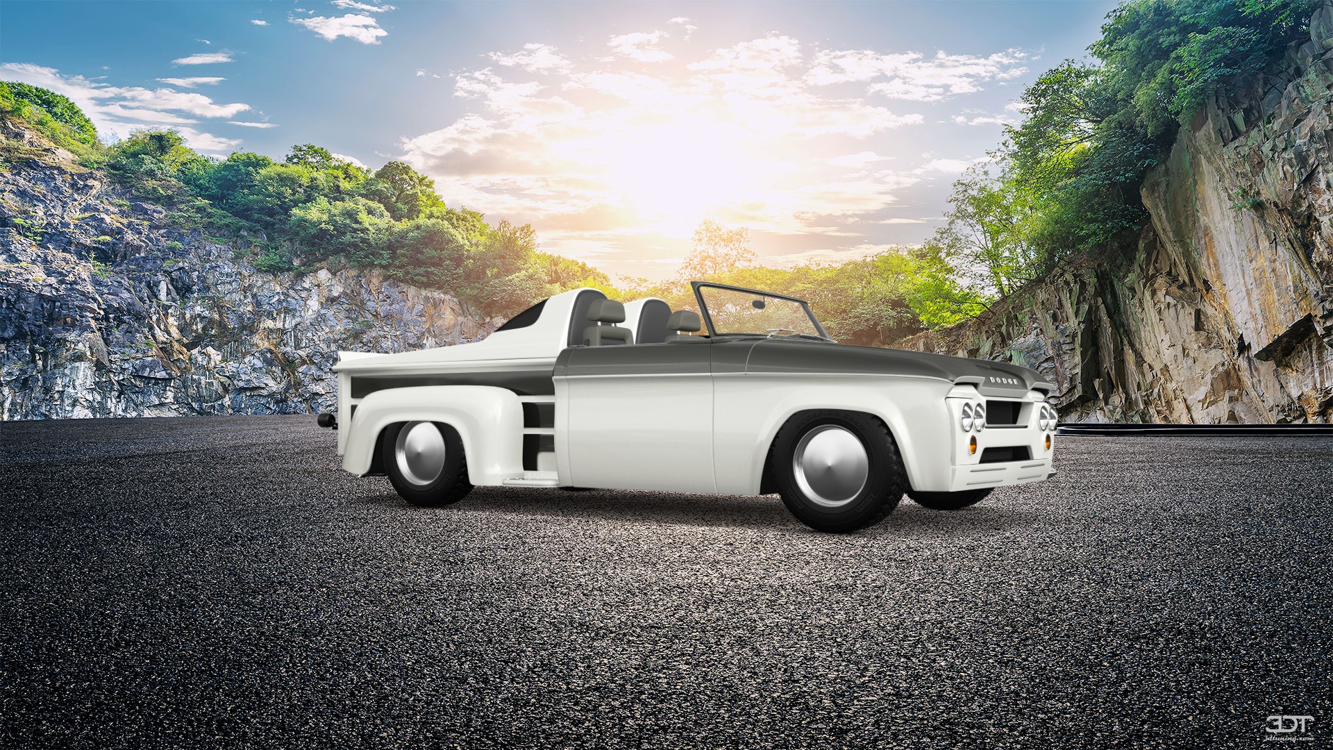 Dodge D-100 Stepside 2 Door pickup truck 1961