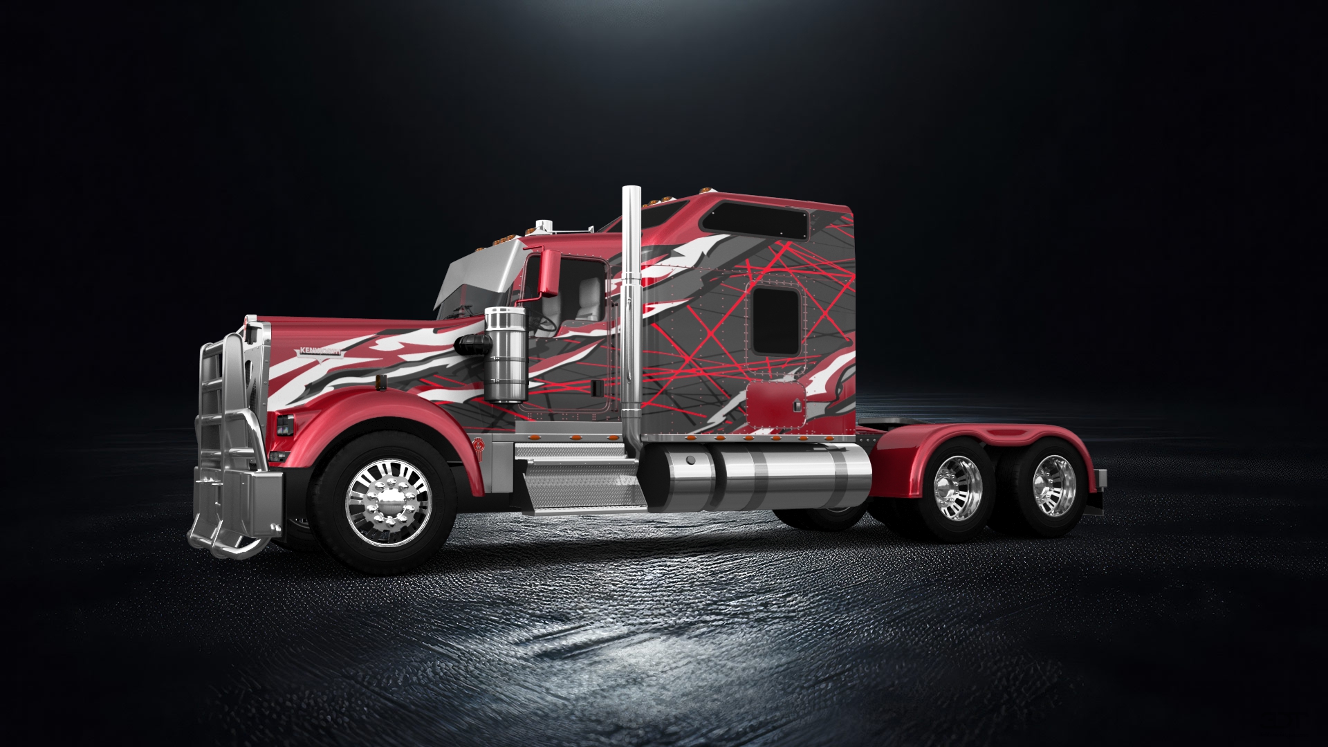 Kenworth W900 Sleeper Cab Truck 2015