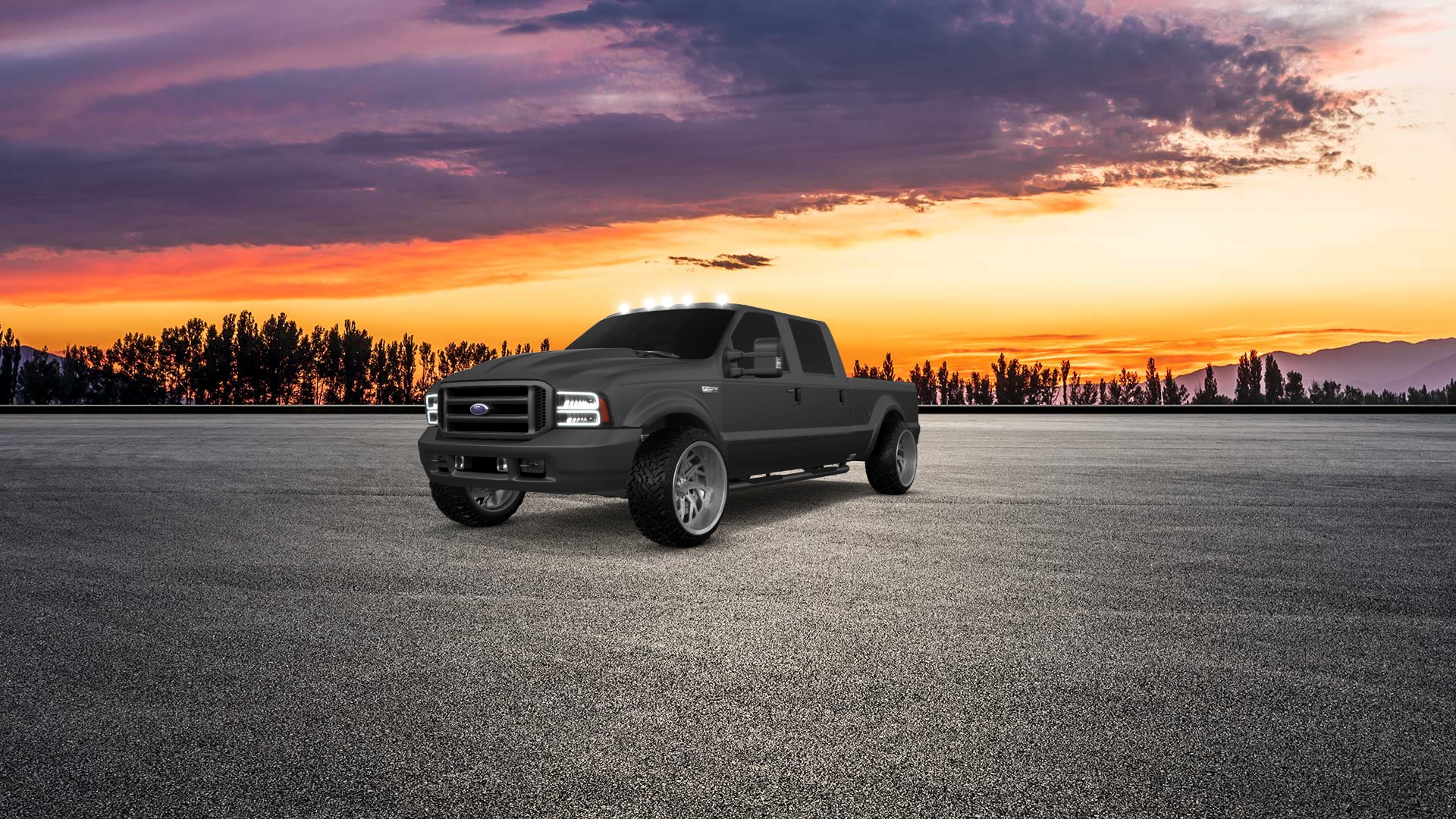 Ford F-250 Crew Cab 4 Door pickup truck 1999 tuning