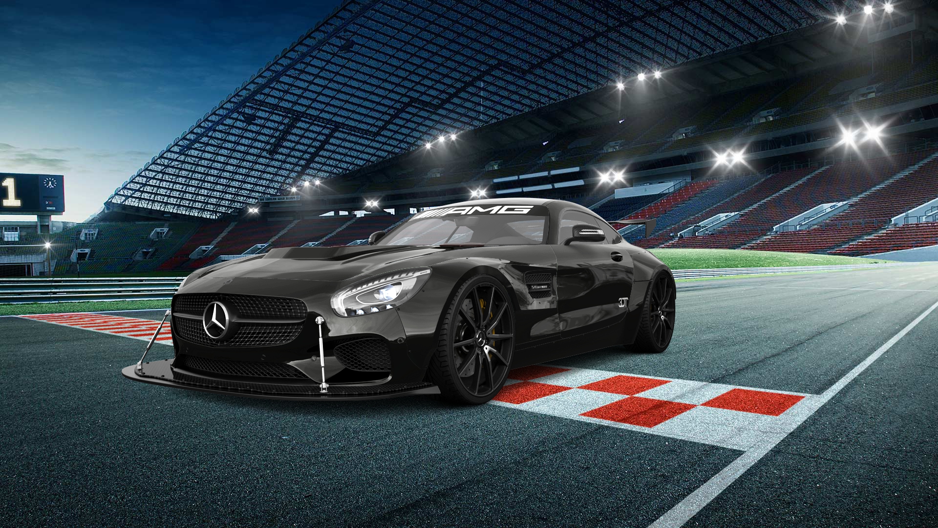 Mercedes AMG GT 2 door fastback coupe 2016