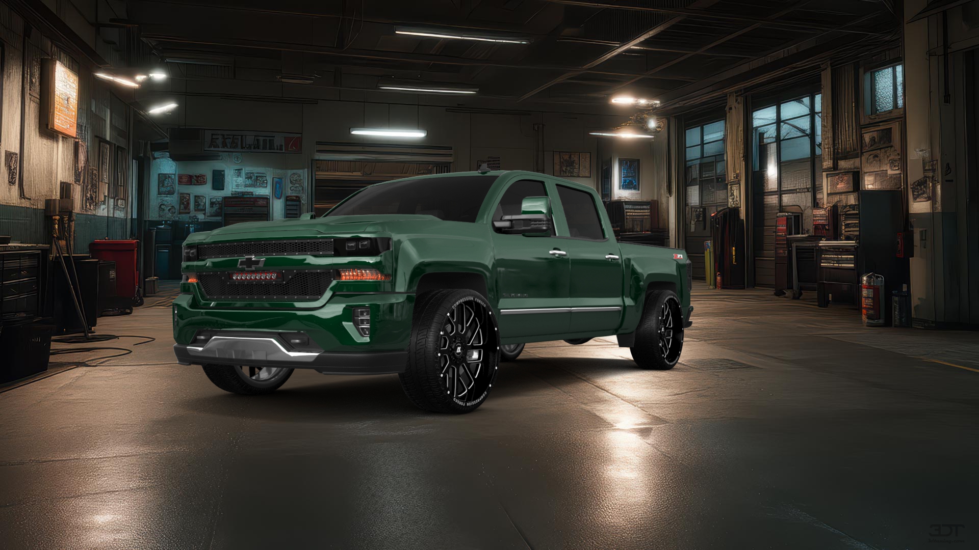 Chevrolet Silverado 1500 4 Door pickup truck 2016 tuning