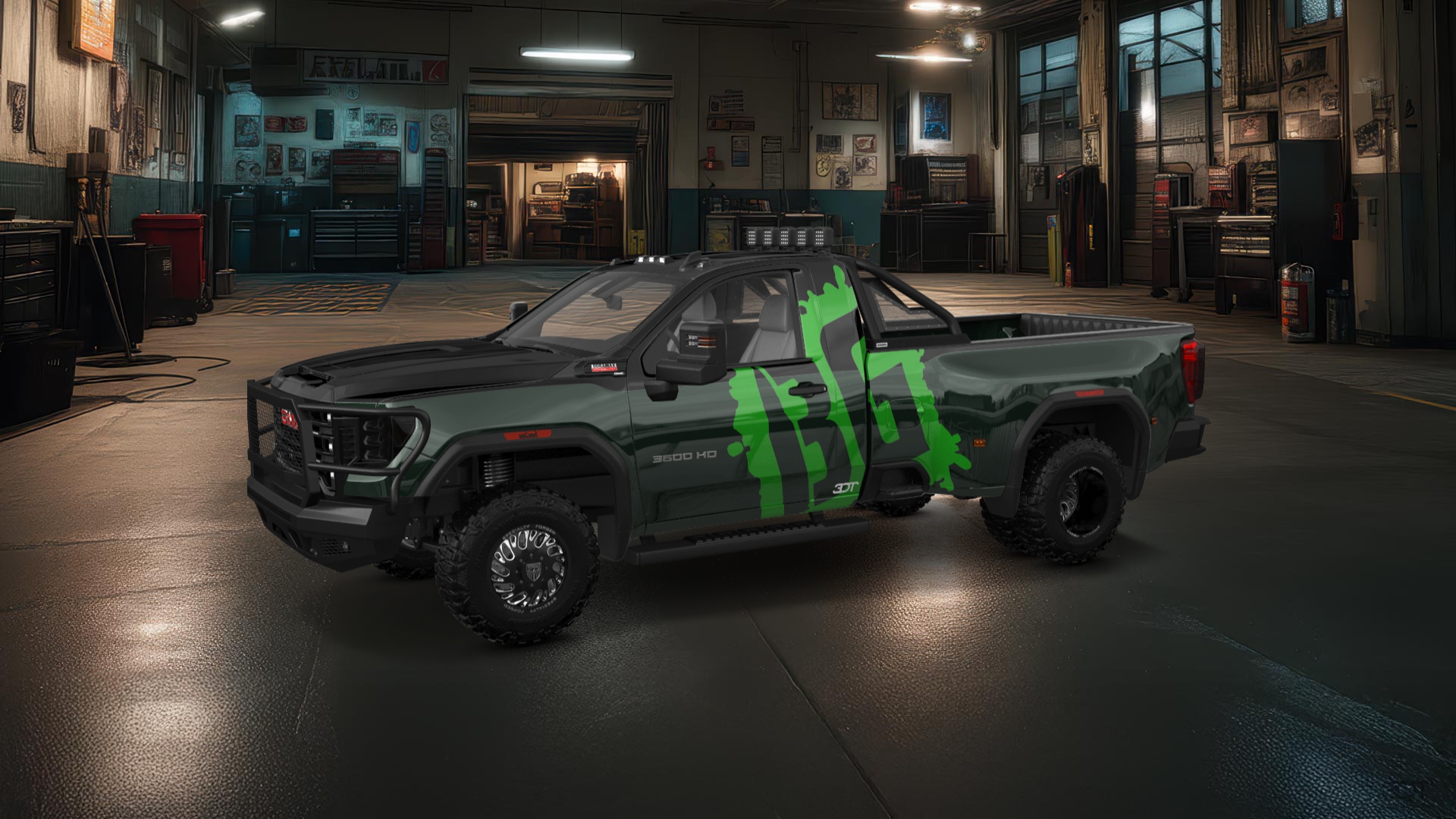 GMC Sierra 3500 HD 2 Door pickup truck 2020 tuning