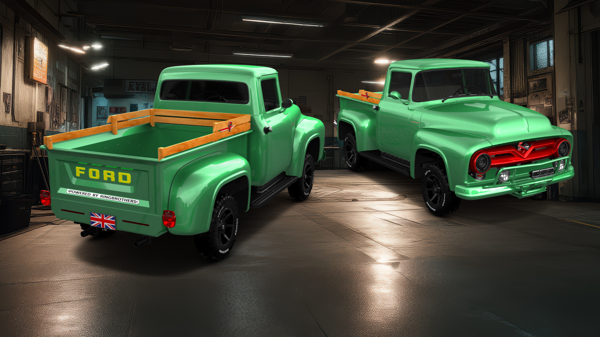 Ford F-100 2 Door truck 1956 tuning