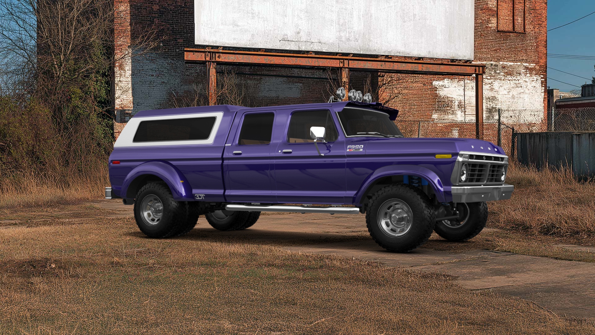 Ford F-350 Dually 4 Door pickup truck 1973