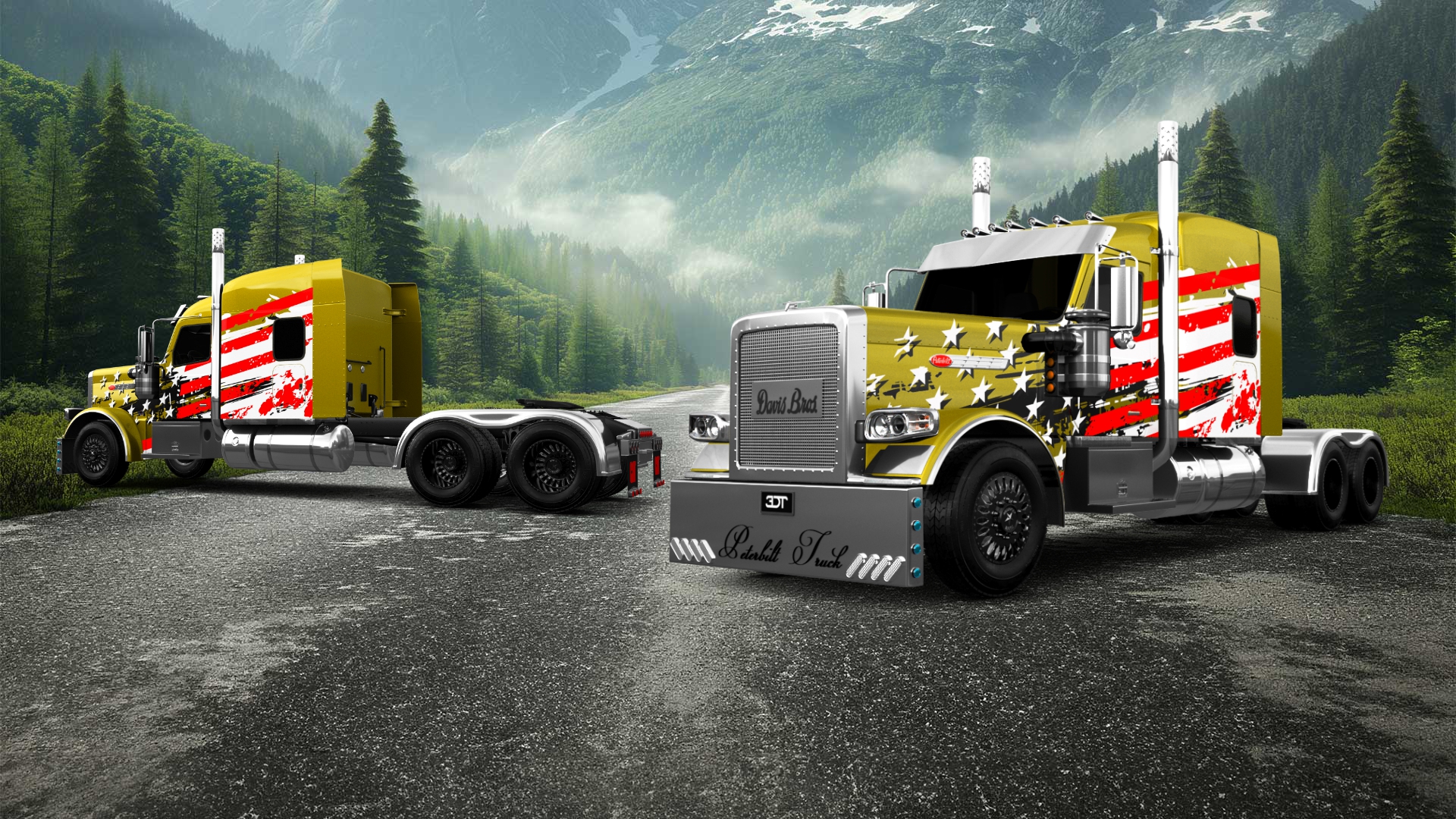 Peterbilt 589 Sleeper Cab Truck 2024 tuning