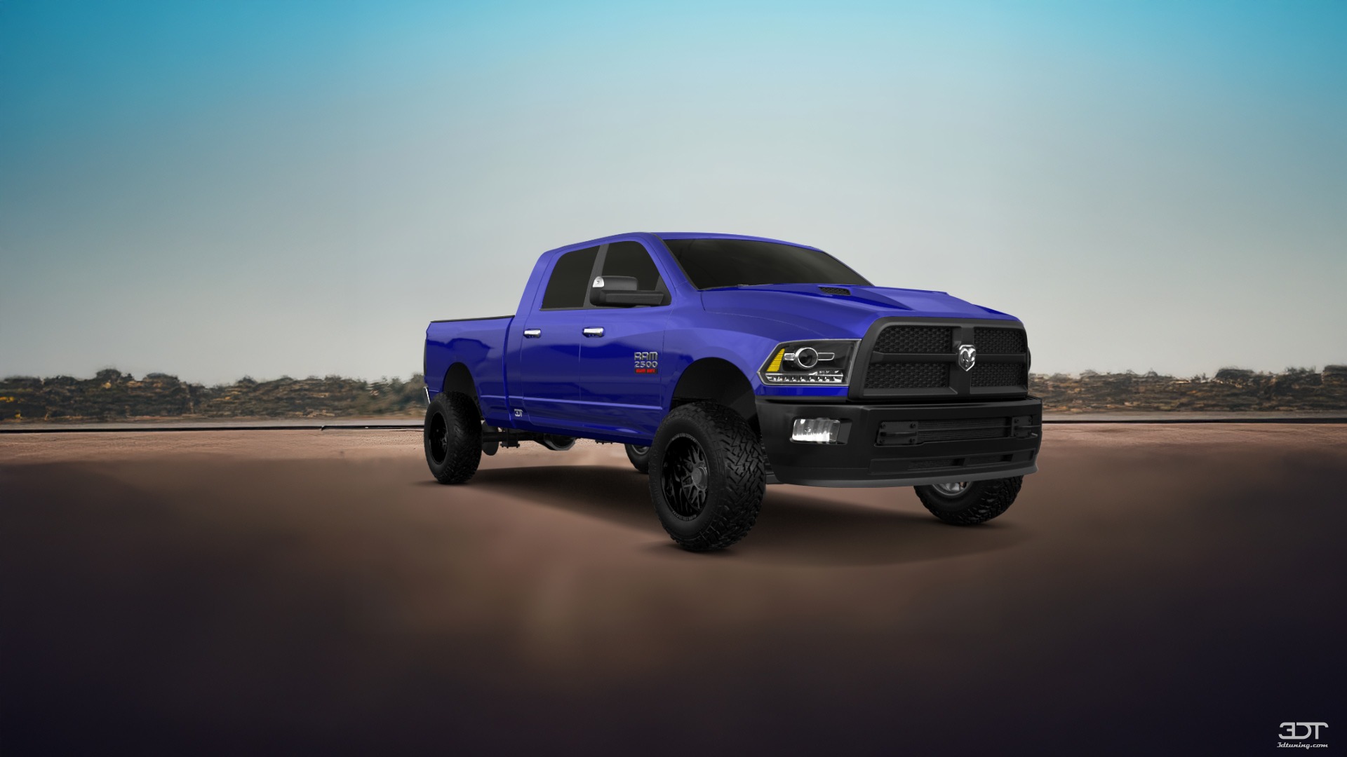 Dodge Ram 2500 Mega Cab 6.4 ft box 4 Door pickup truck 2010 tuning