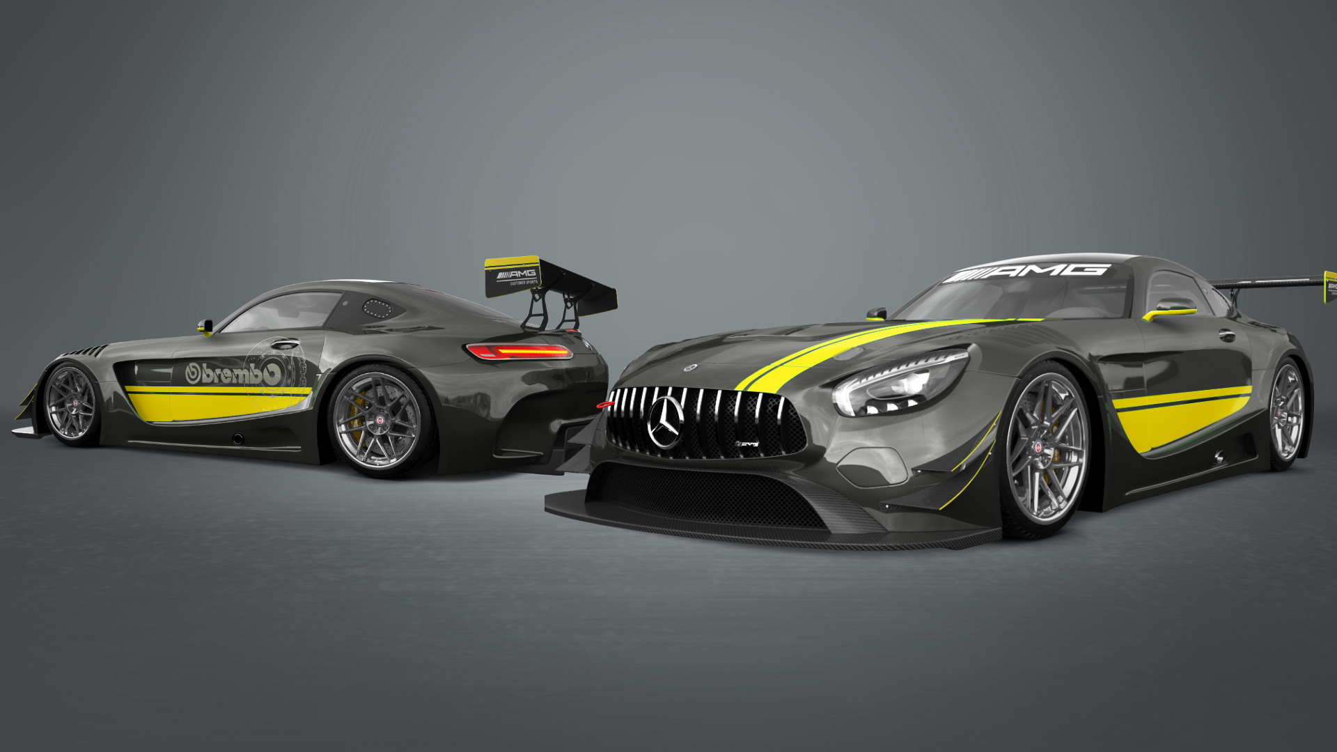 Mercedes AMG GT 2 door fastback coupe 2015 tuning