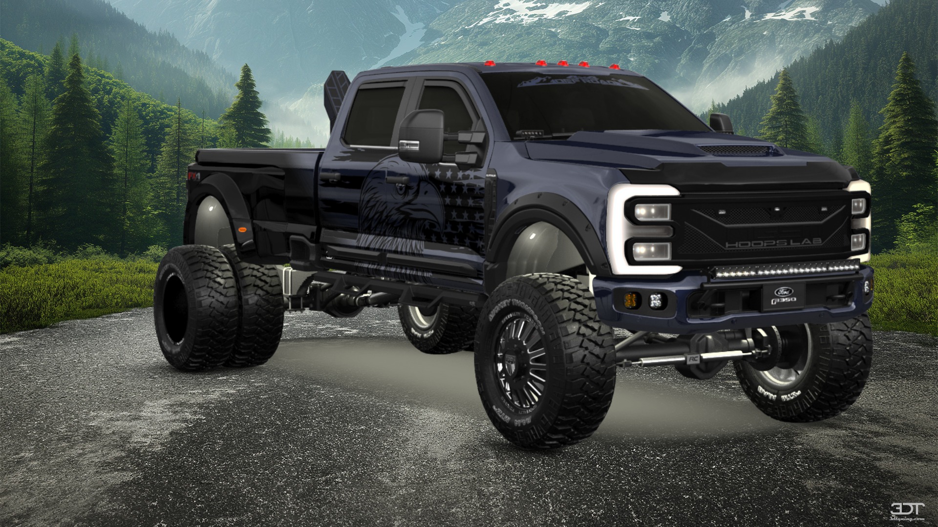 Ford F-350 DRW Crew Cab 4 Door pickup truck 2023 tuning