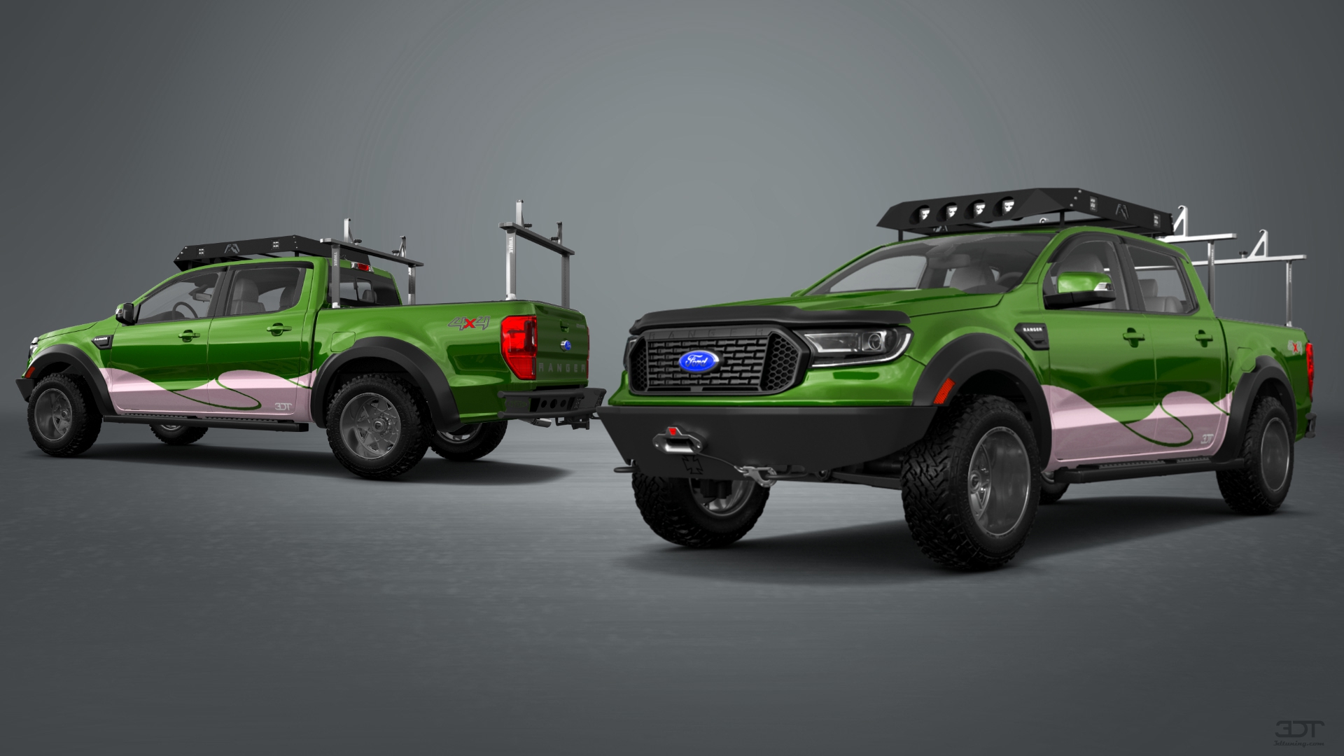 Ford Ranger 4 Door pickup truck 2019 tuning