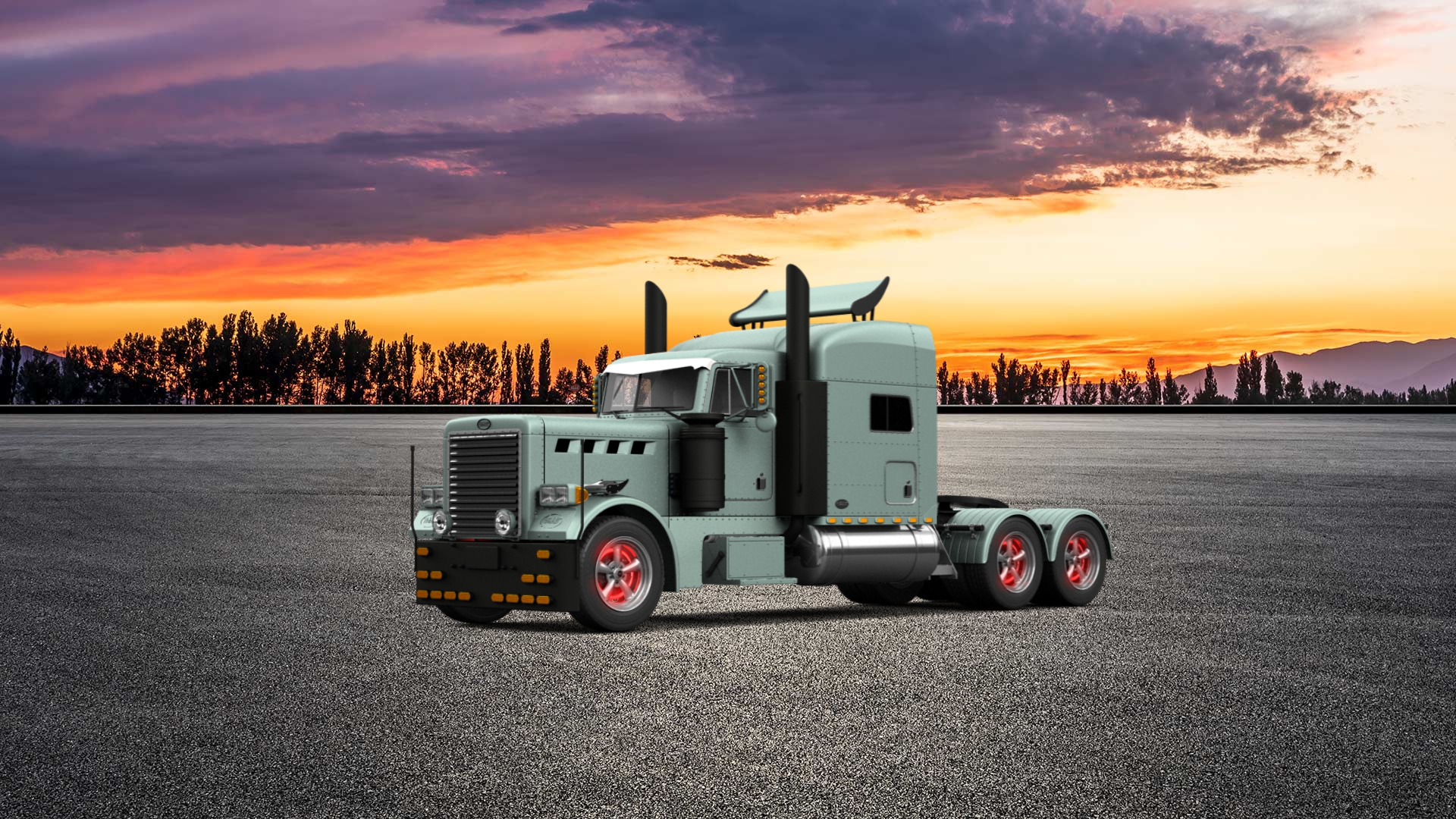 Peterbilt 359 Truck 1987
