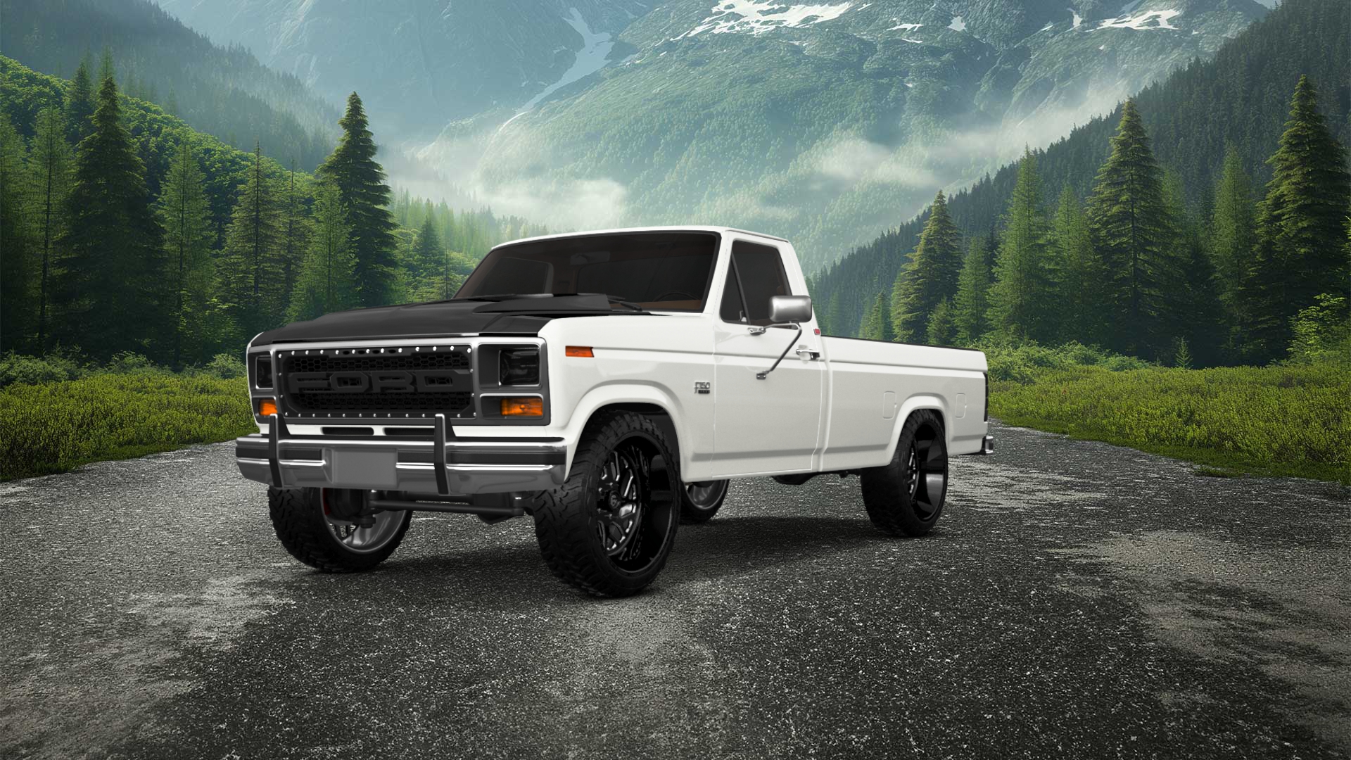 Ford F-150 2 Door pickup truck 1986