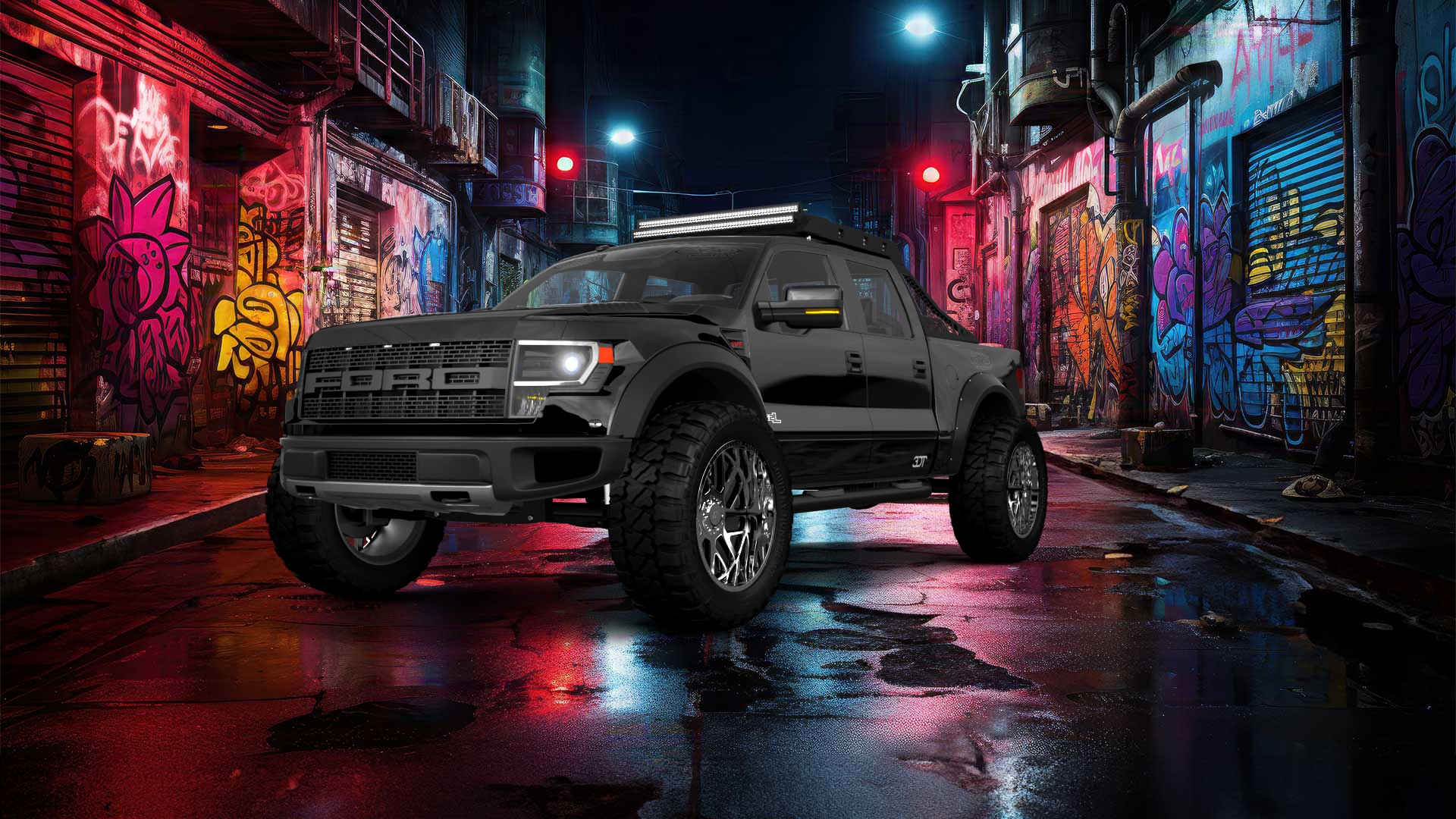 Ford F-150 SVT Raptor 4 Door pickup truck 2013 tuning