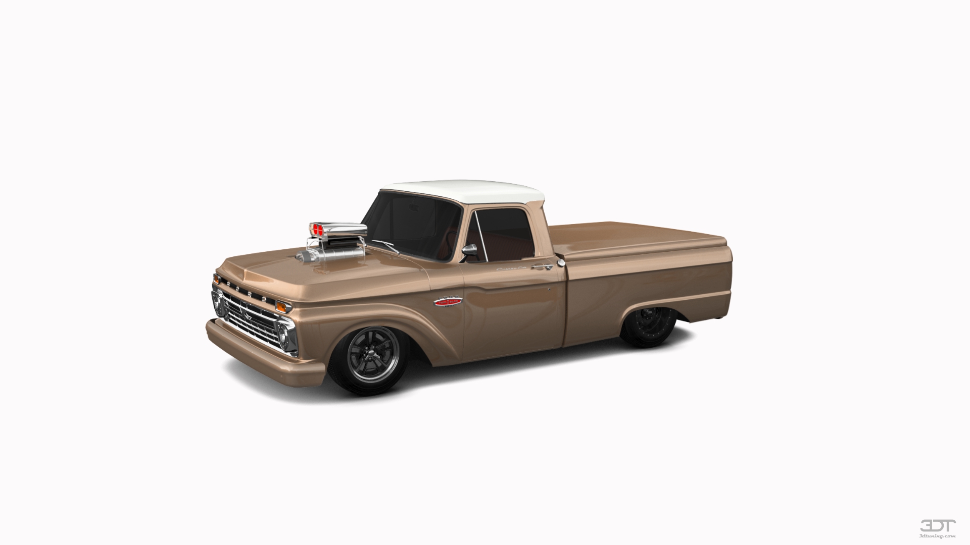 Ford F-100 Custom Cab 2 Door pickup truck 1966 tuning