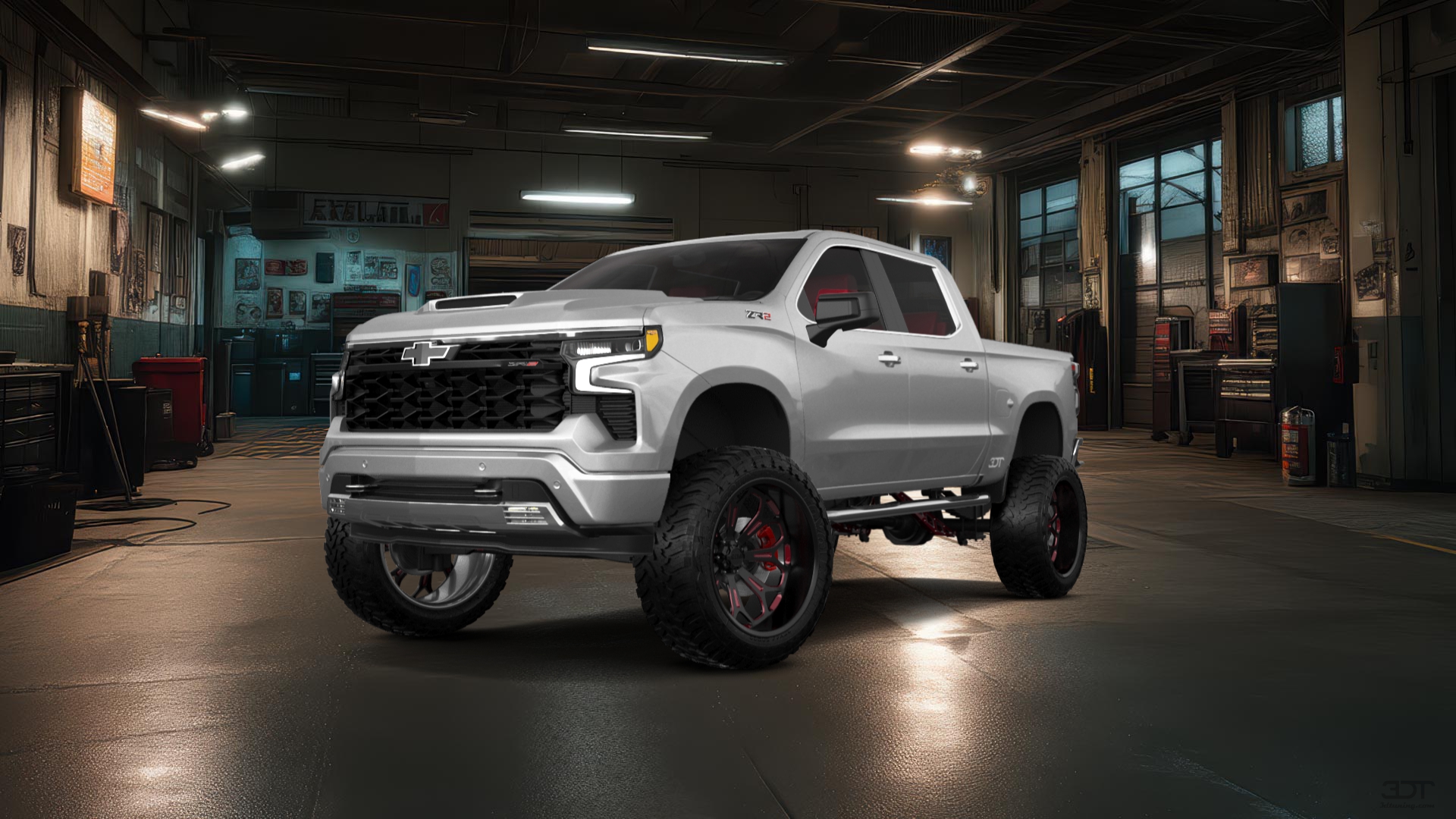 Chevrolet Silverado 1500 Crew Cab 5.8 ft box 4 Door pickup truck 2023 tuning
