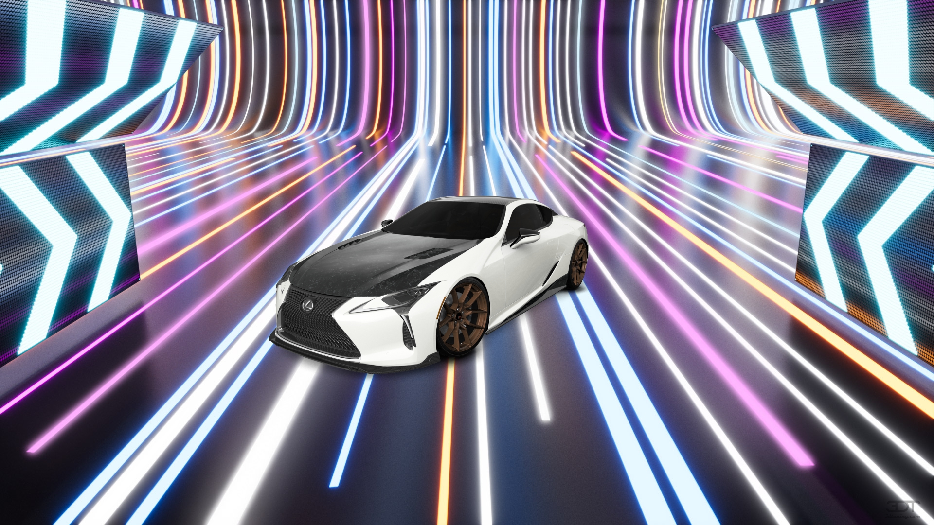 Lexus LC500 2 door fastback coupe 2017 tuning