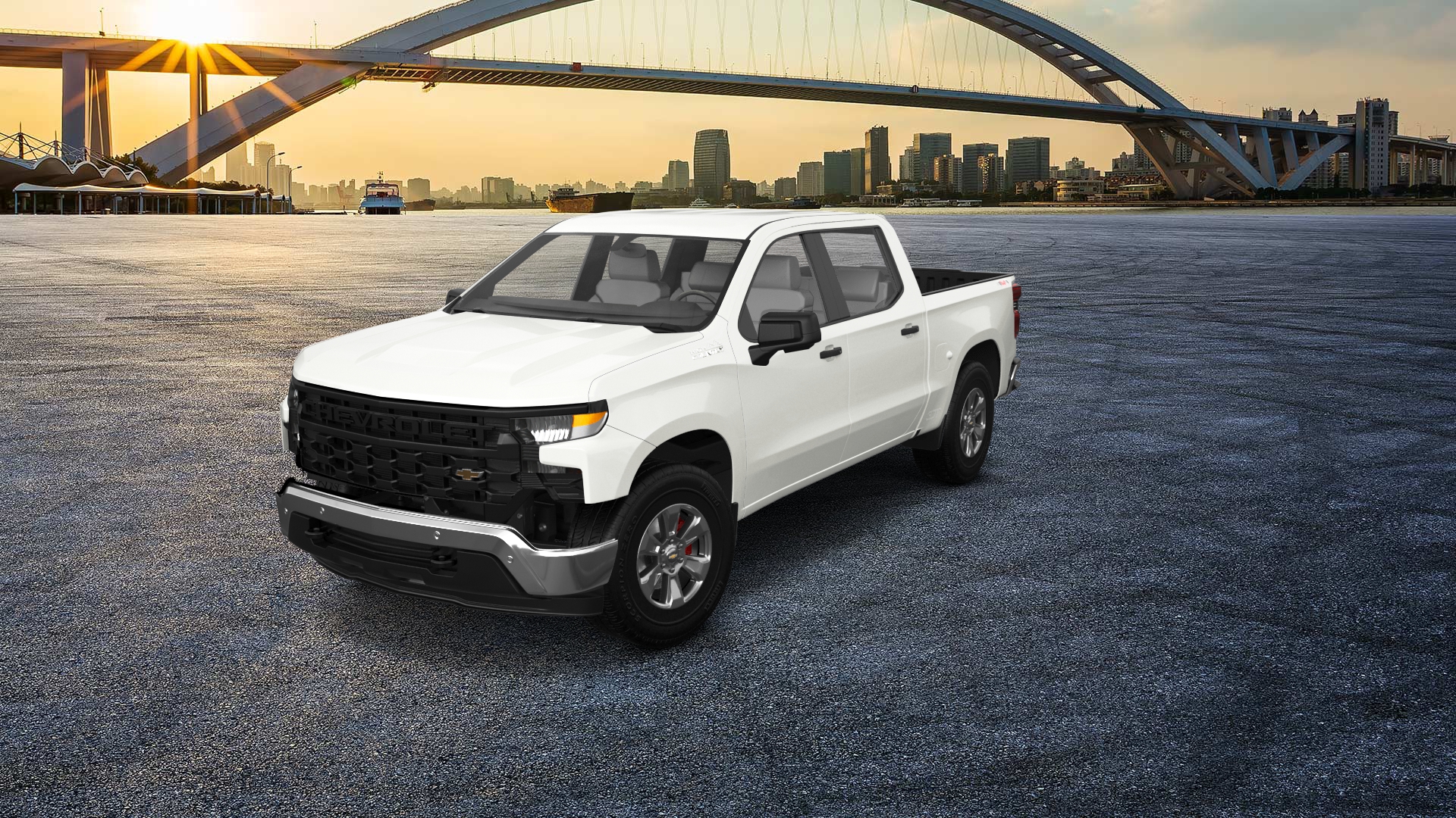 Chevrolet Silverado 1500 Crew Cab 5.8 ft box 4 Door pickup truck 2023 tuning