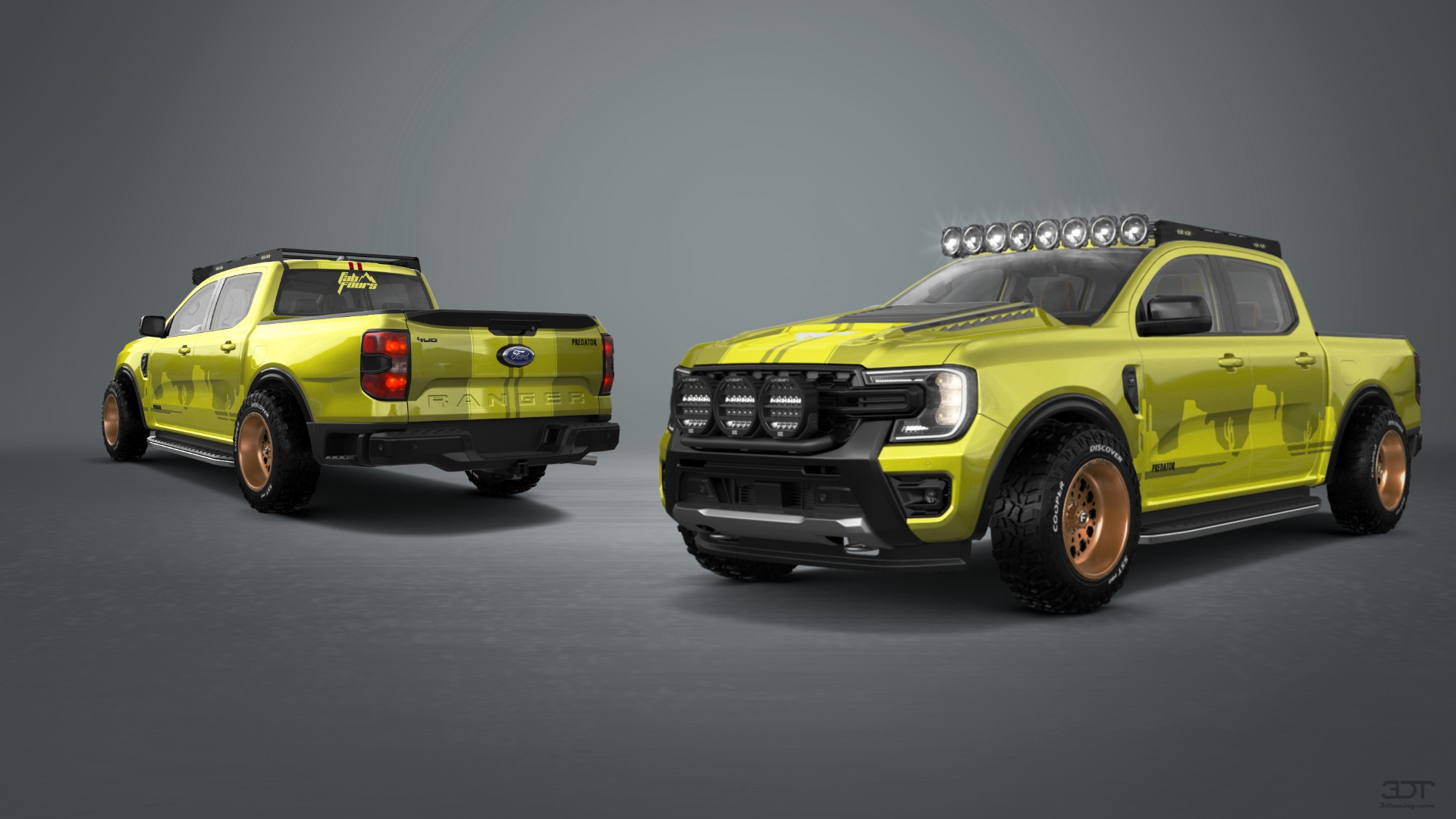 Ford Ranger 4 Door pickup truck 2022 tuning