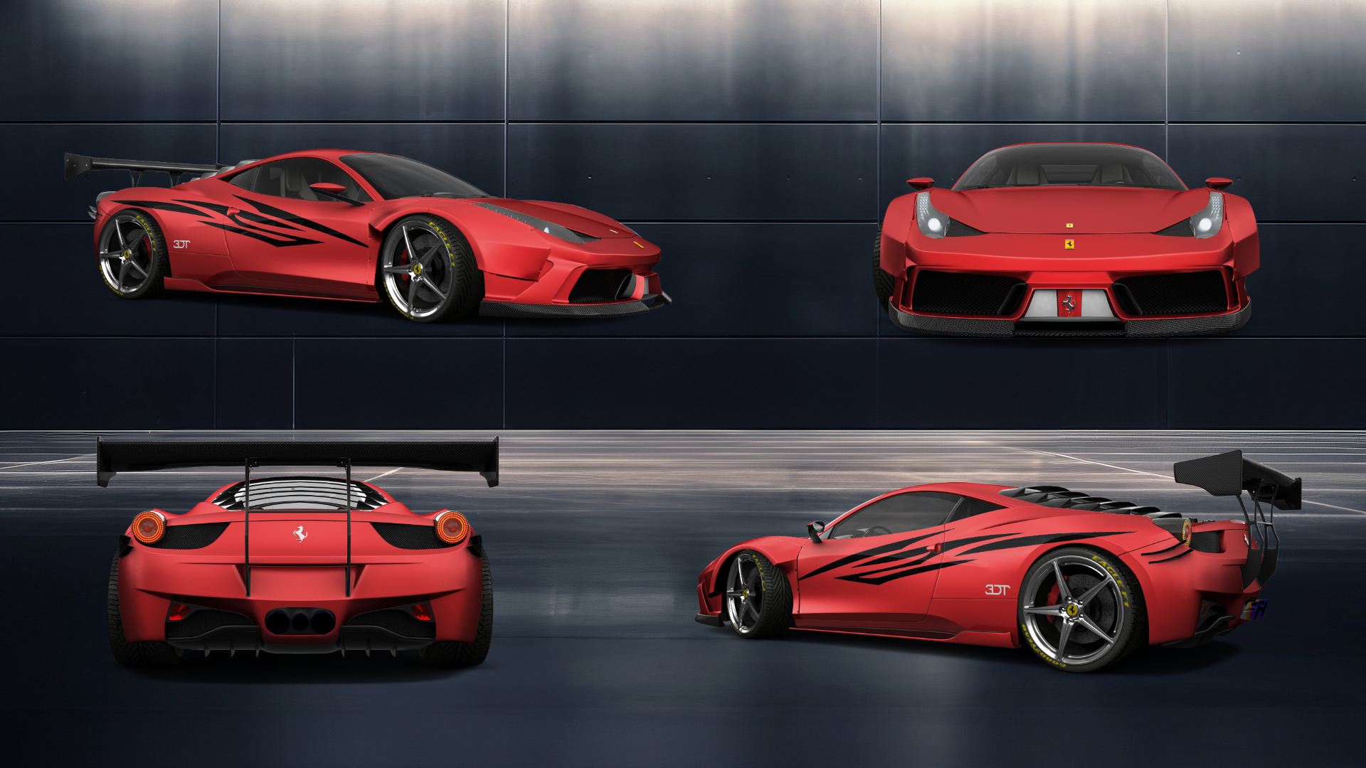 Ferrari 458 Italia 2 door spider 2010 tuning