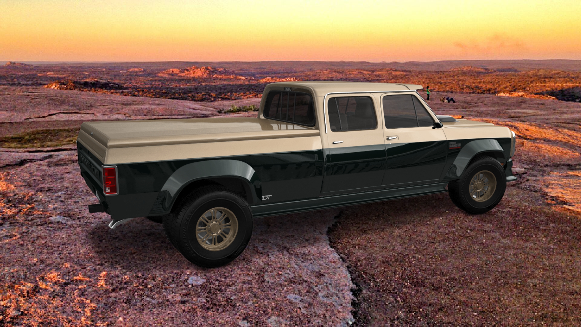 Dodge Ram 350 4 Door pickup truck 1991