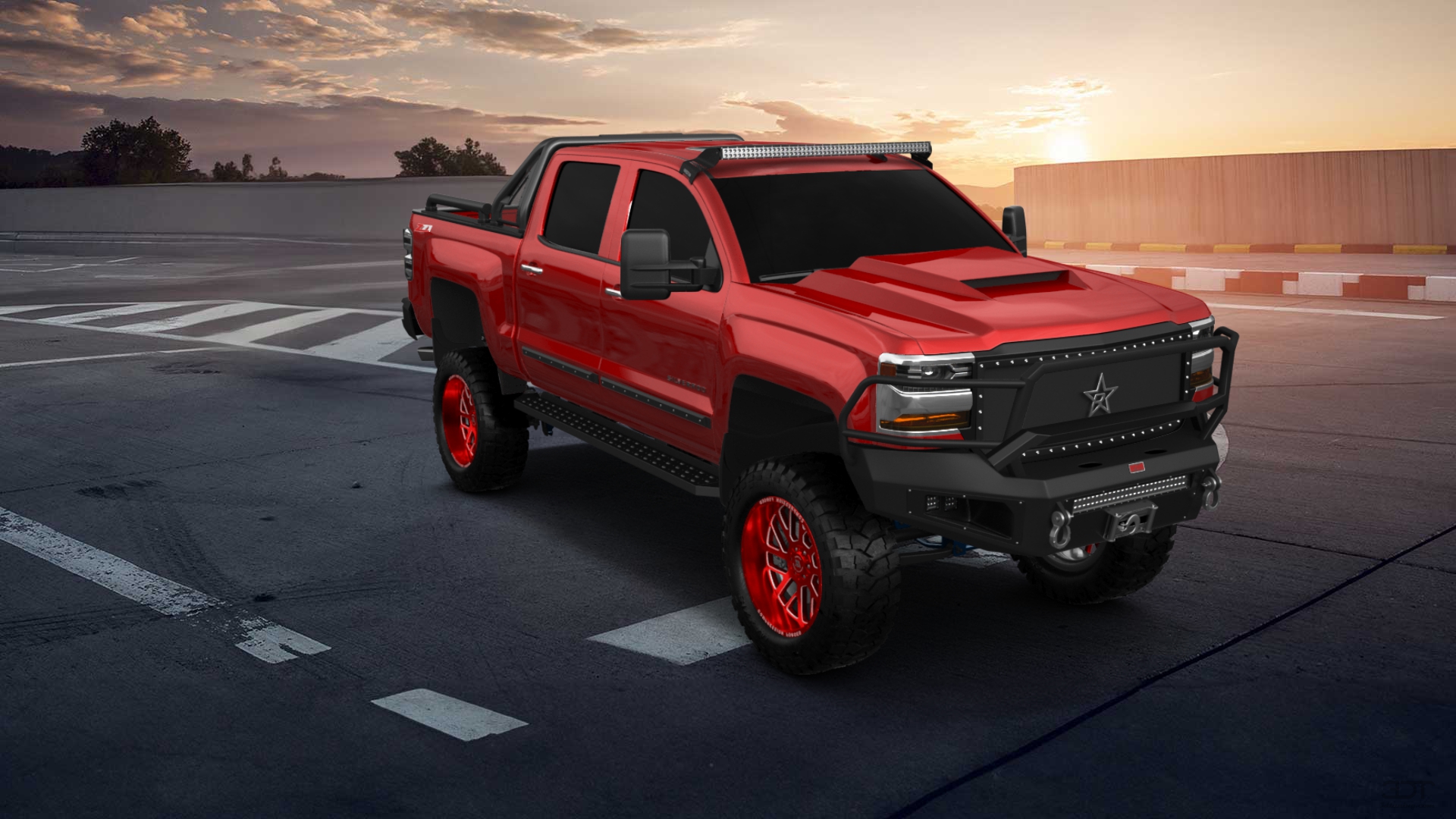 Chevrolet Silverado 1500 4 Door pickup truck 2016 tuning