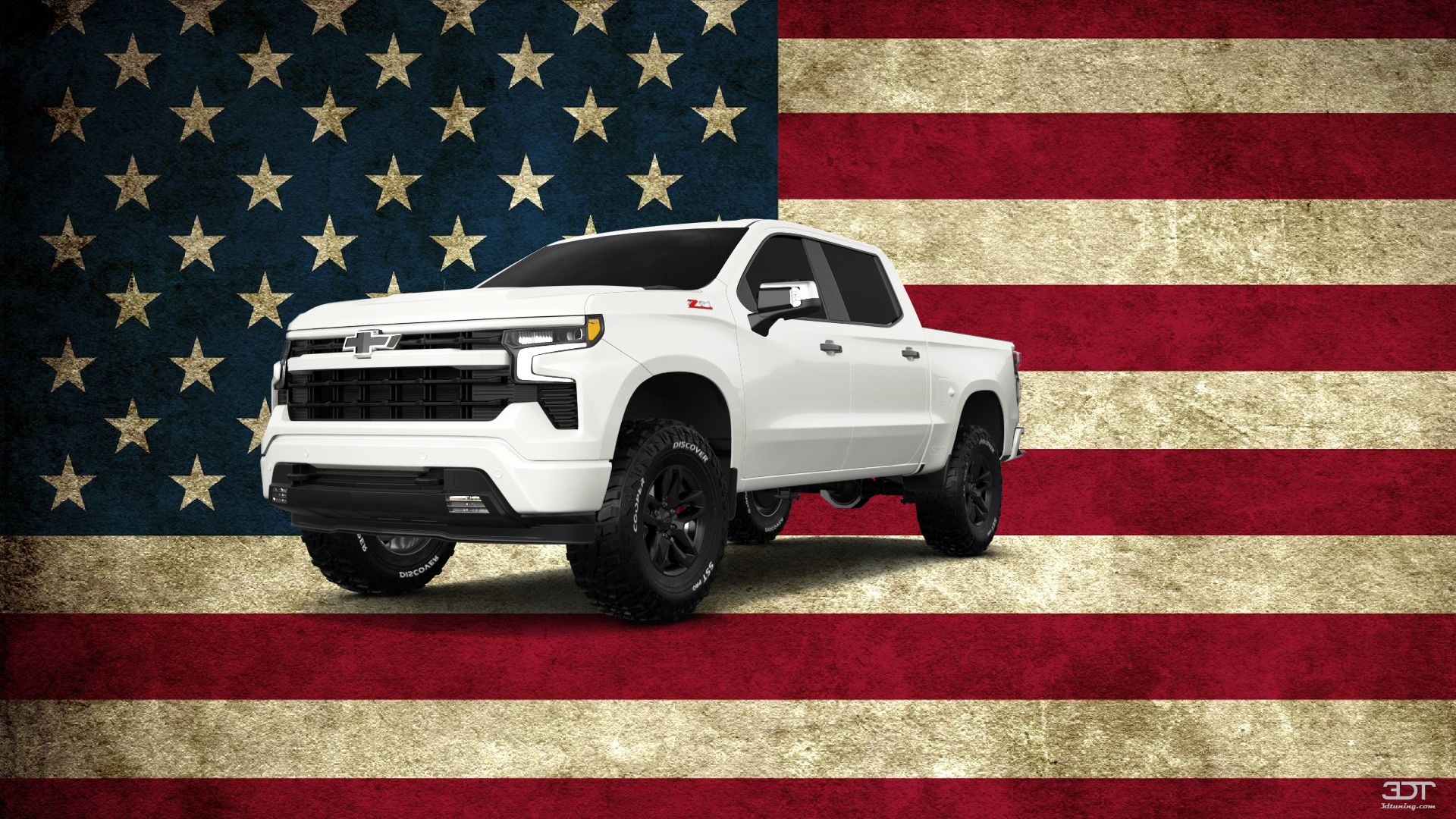 Chevrolet Silverado 1500 Crew Cab 5.8 ft box 4 Door pickup truck 2023 tuning
