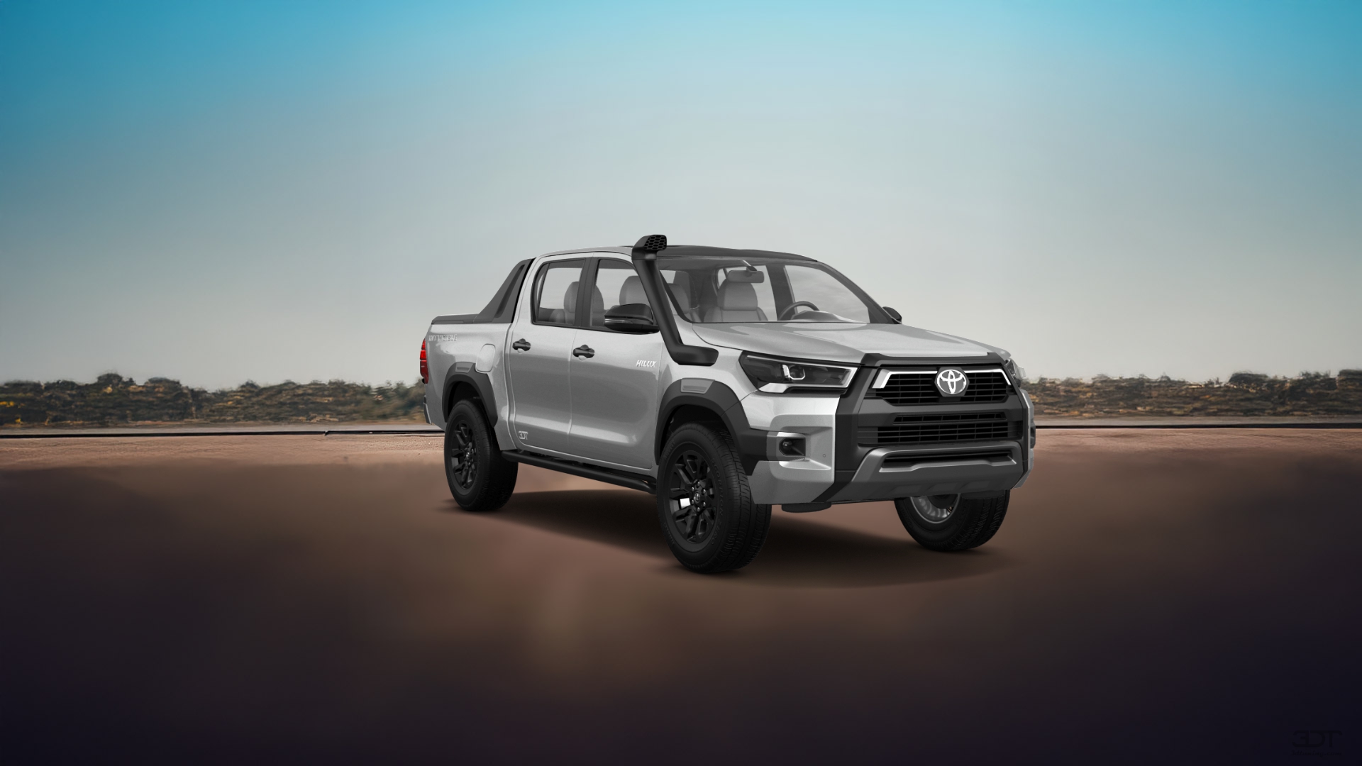 Toyota Hilux Double Cab 4 Door pickup truck 2015 tuning
