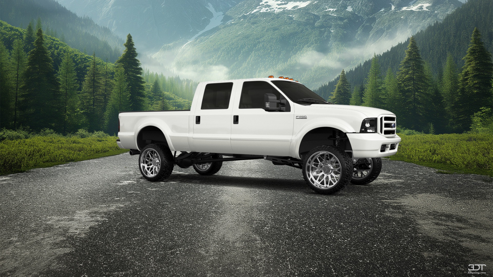 Ford F-250 Crew Cab 4 Door pickup truck 1999 tuning