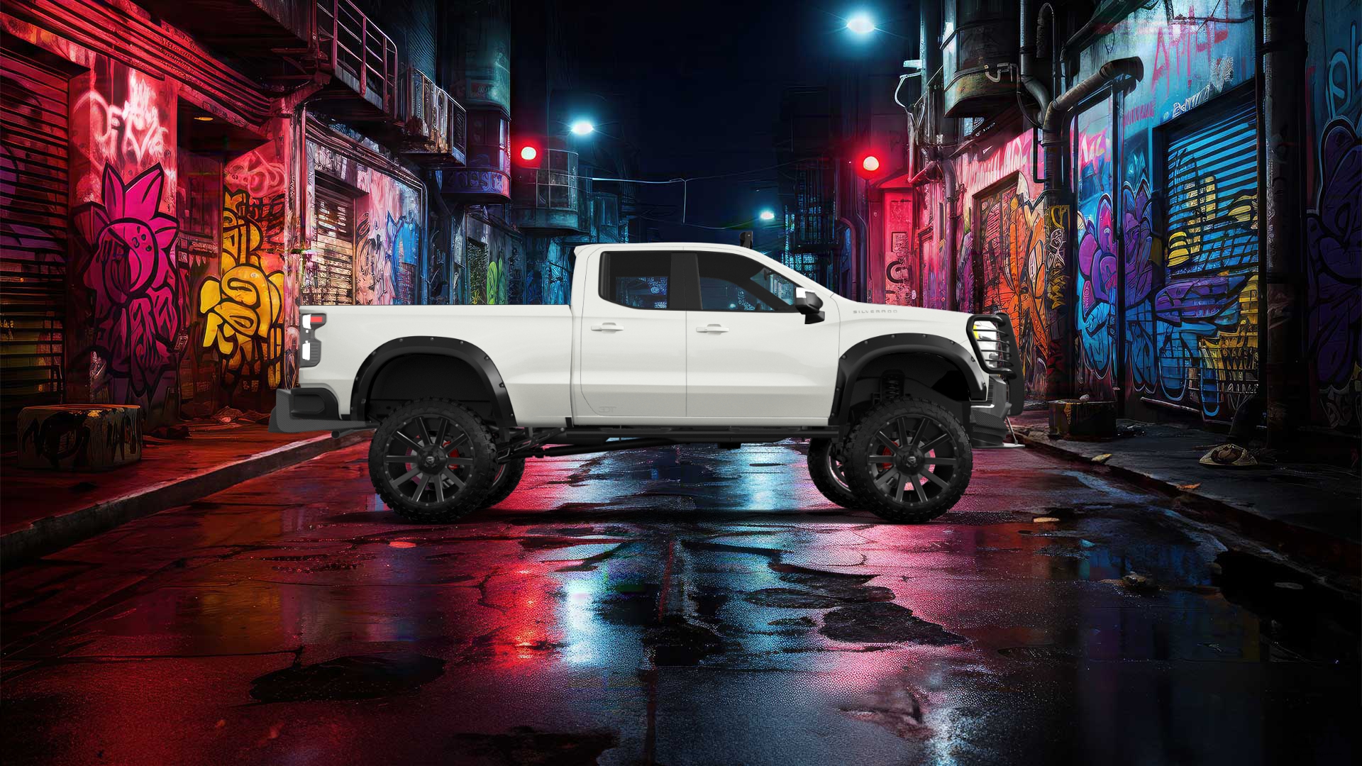 Chevrolet Silverado 1500 6.6 ft box 4 Door pickup truck 2021 tuning