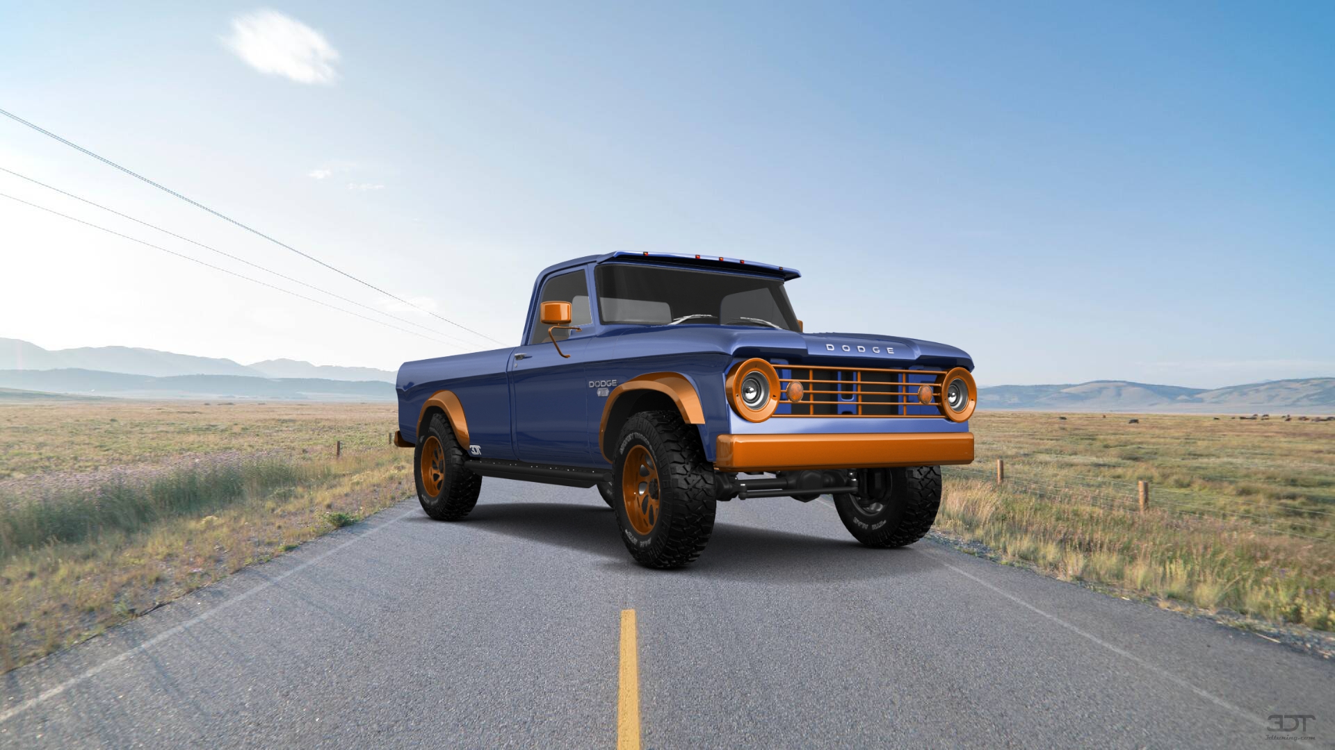 Dodge Power Wagon W200 2 Door pickup truck 1966