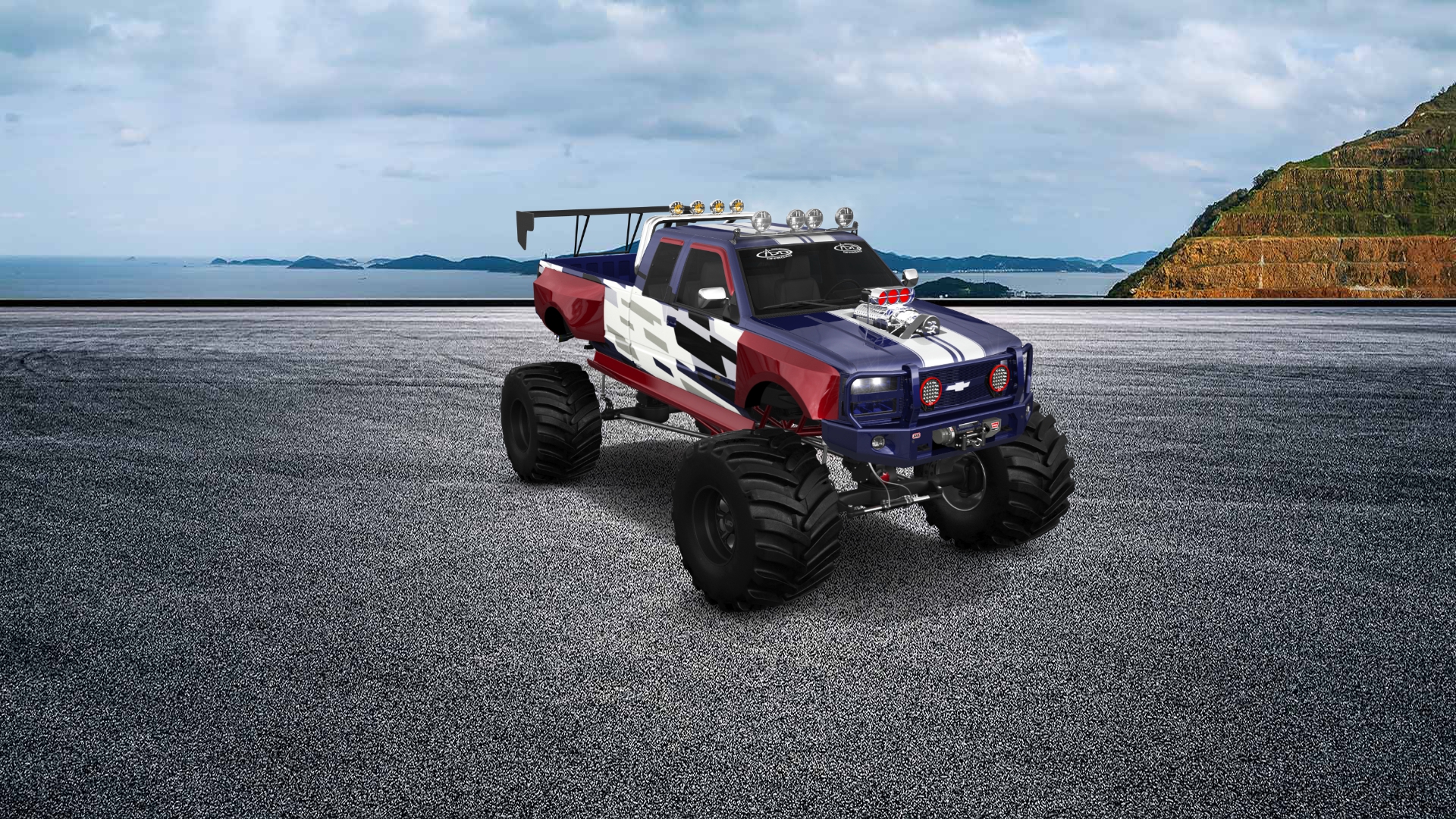 Chevrolet K3500 Extended Cab Pickup Truck 1988