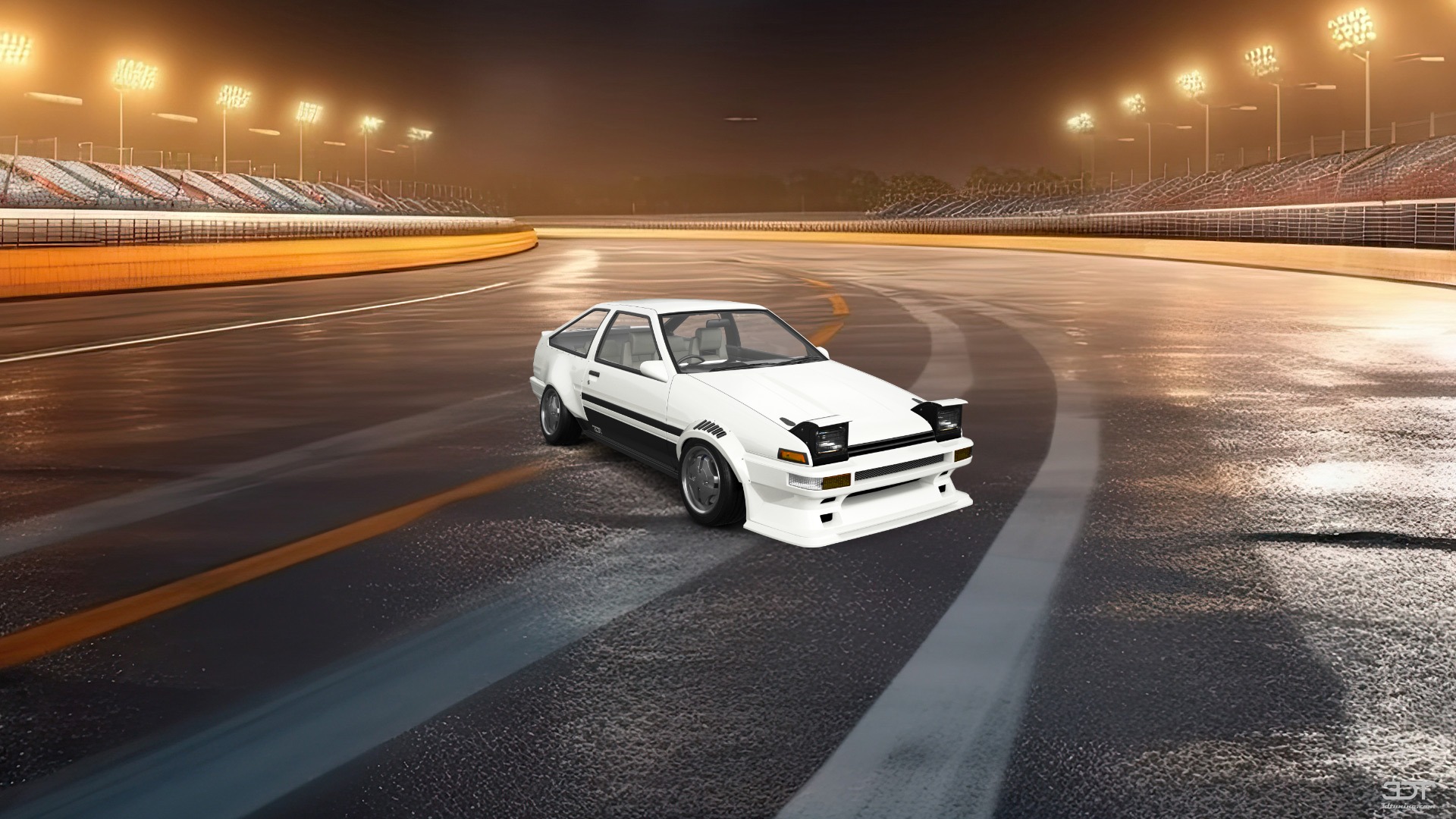 Toyota AE86 3 Door Hatchback 1985 tuning