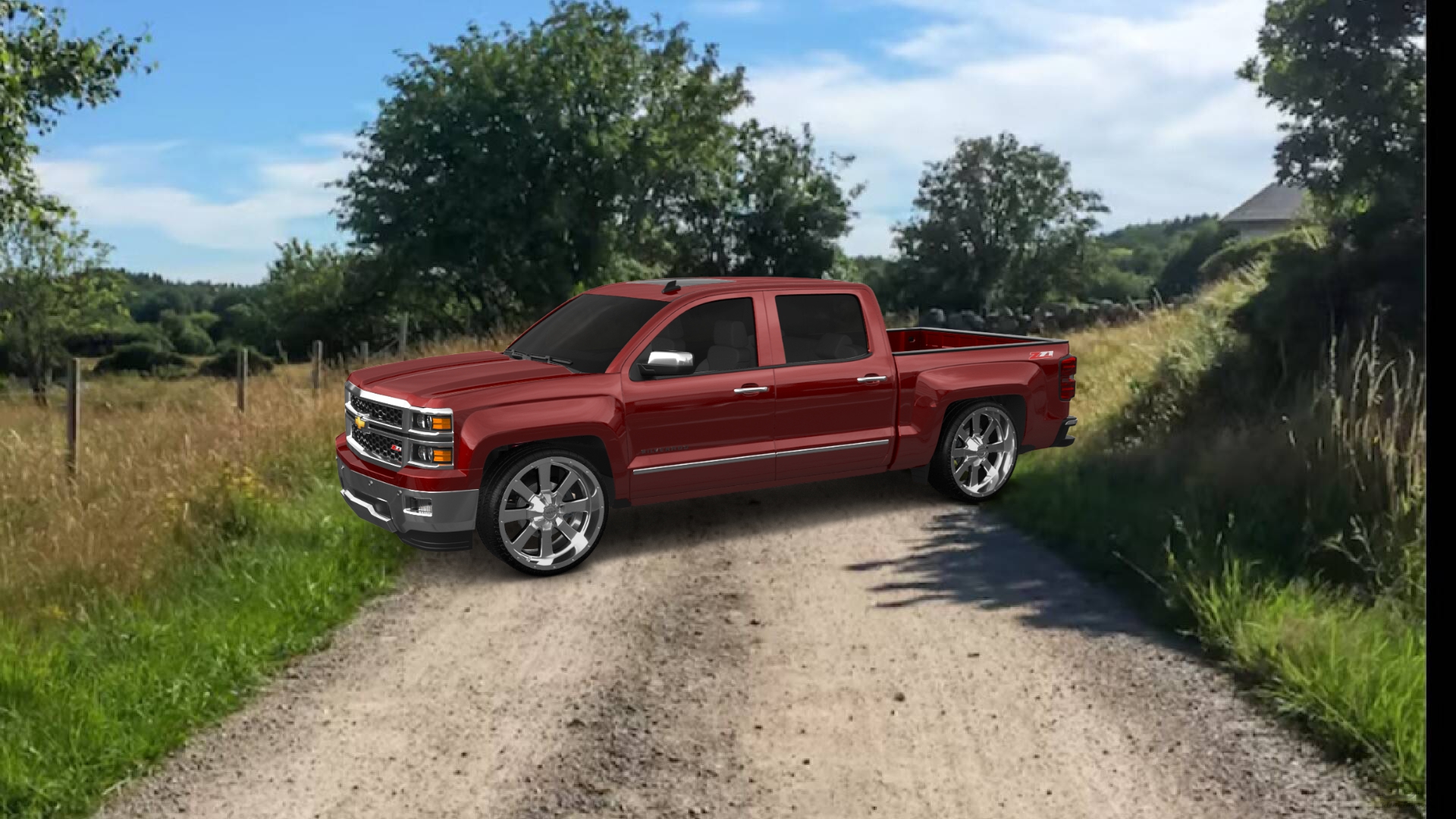 Chevrolet Silverado 1500 4 Door pickup truck 2014 tuning