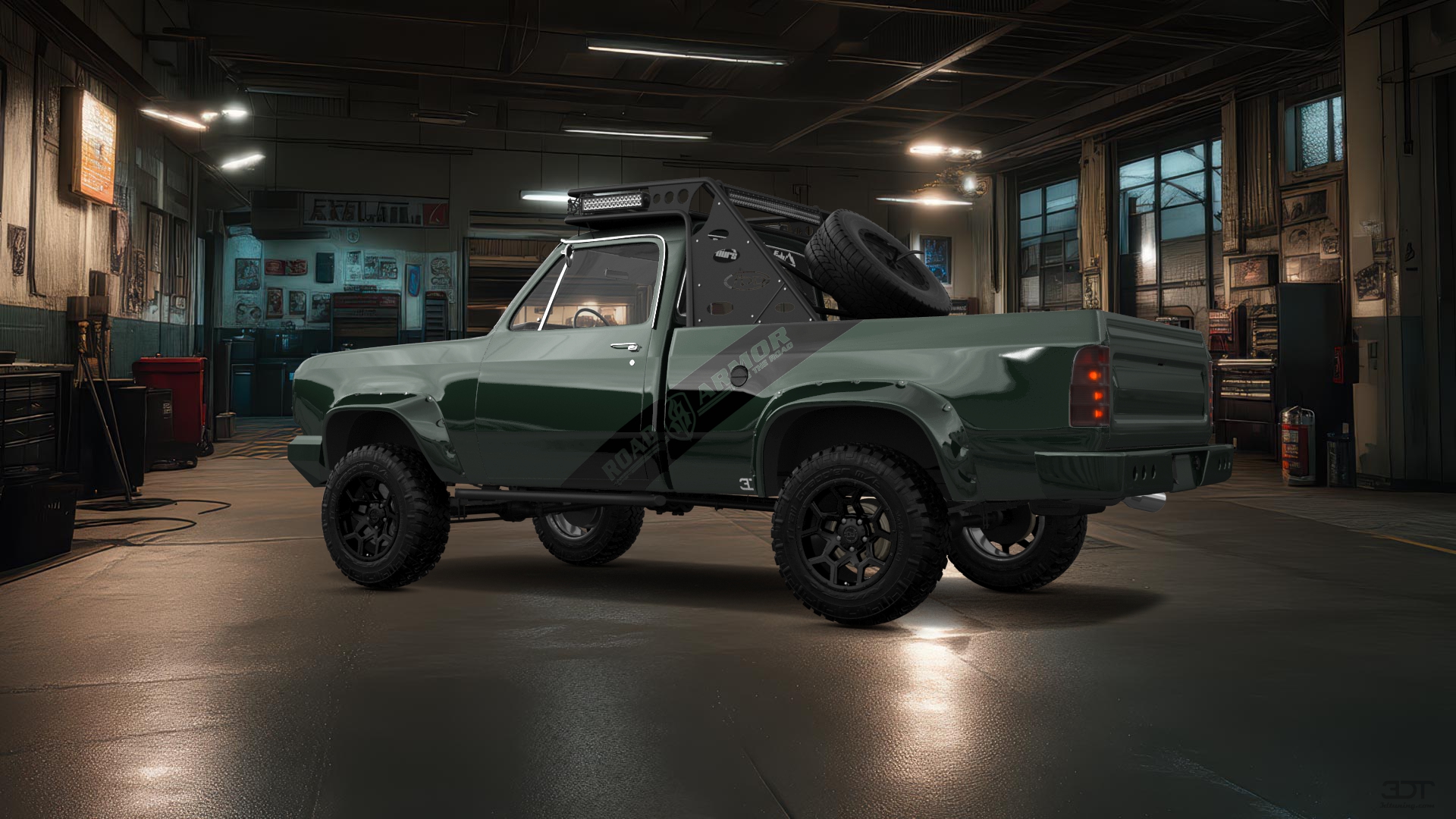 Dodge Power Wagon W200 2 Door pickup truck 1977 tuning
