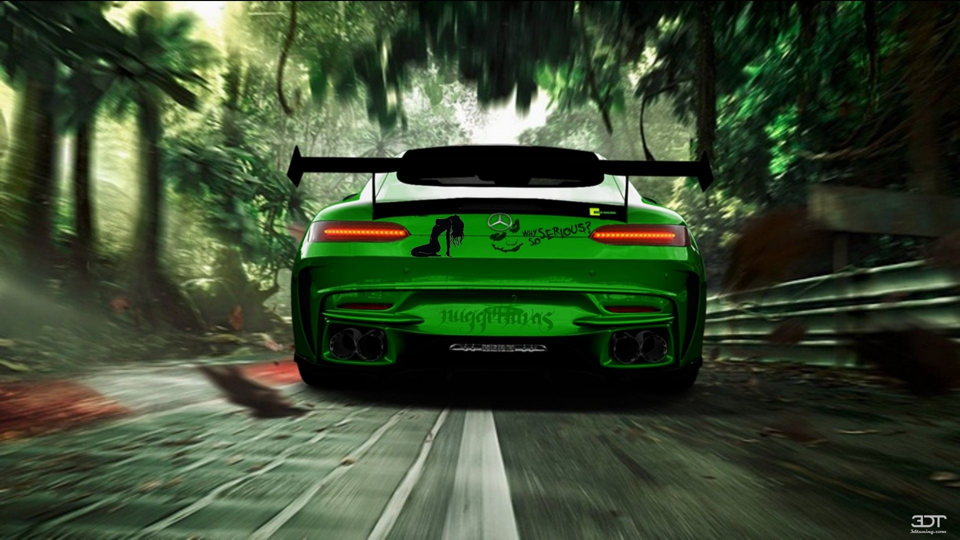 Mercedes AMG GT 2 door fastback coupe 2016 tuning