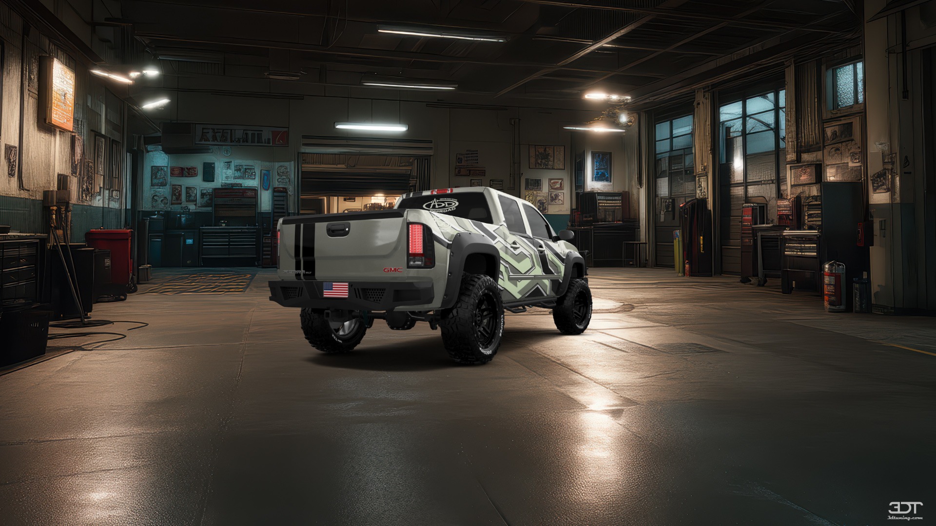 GMC Sierra 1500 Crew Cab 5.8 ft box 4 Door pickup truck 2007 tuning