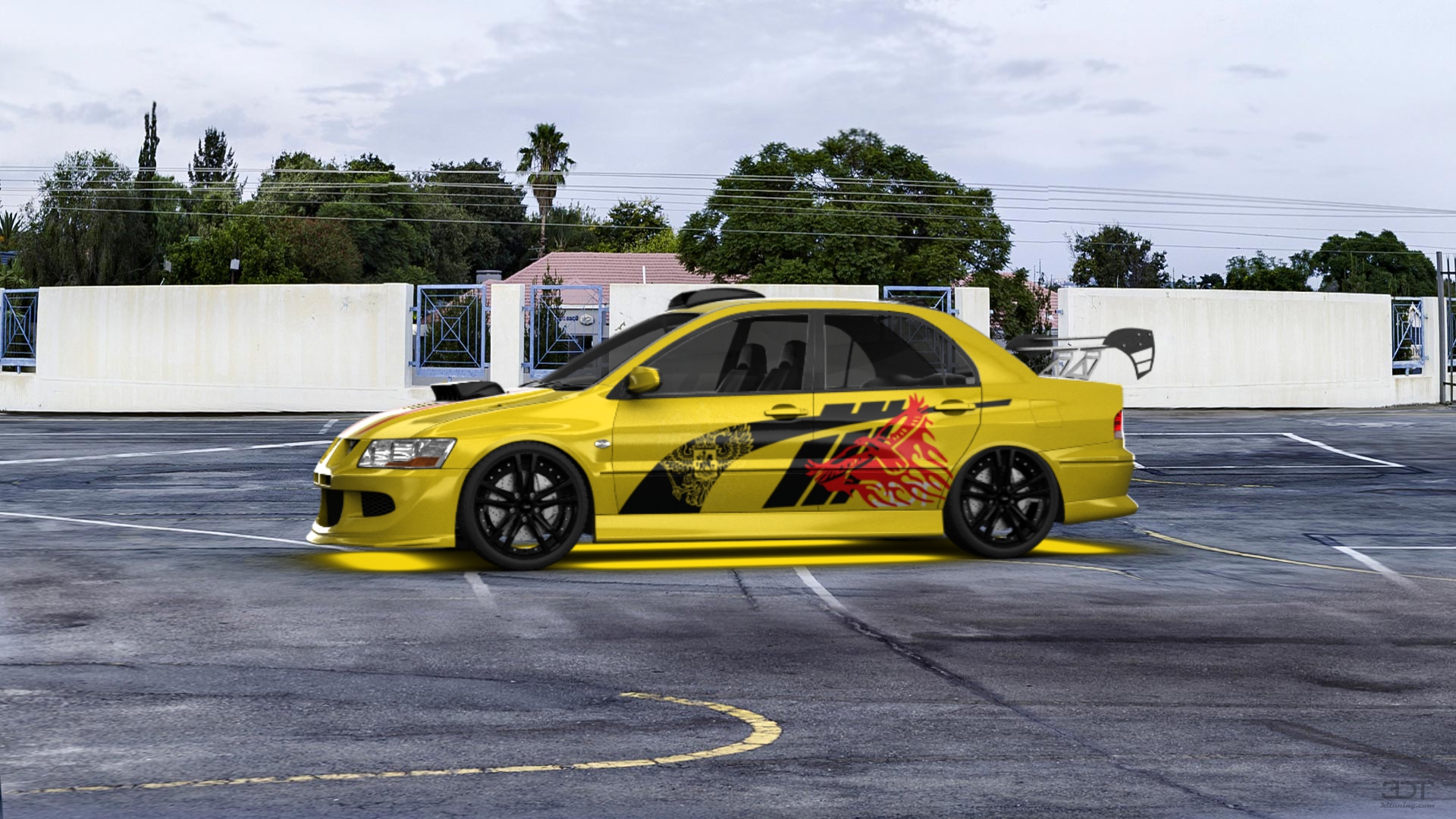Mitsubishi Lancer Evo VII sedan 2001 tuning