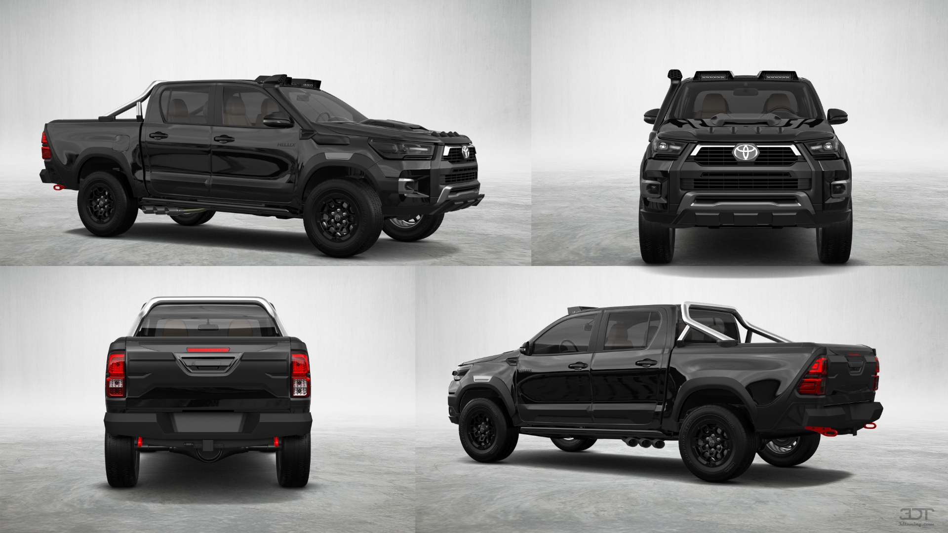 Toyota Hilux Double Cab 4 Door pickup truck 2015 tuning
