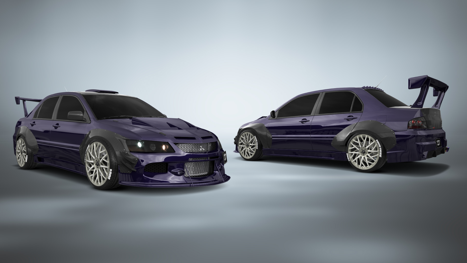 Mitsubishi Lancer Evo IX 4 Door Saloon 2005 tuning