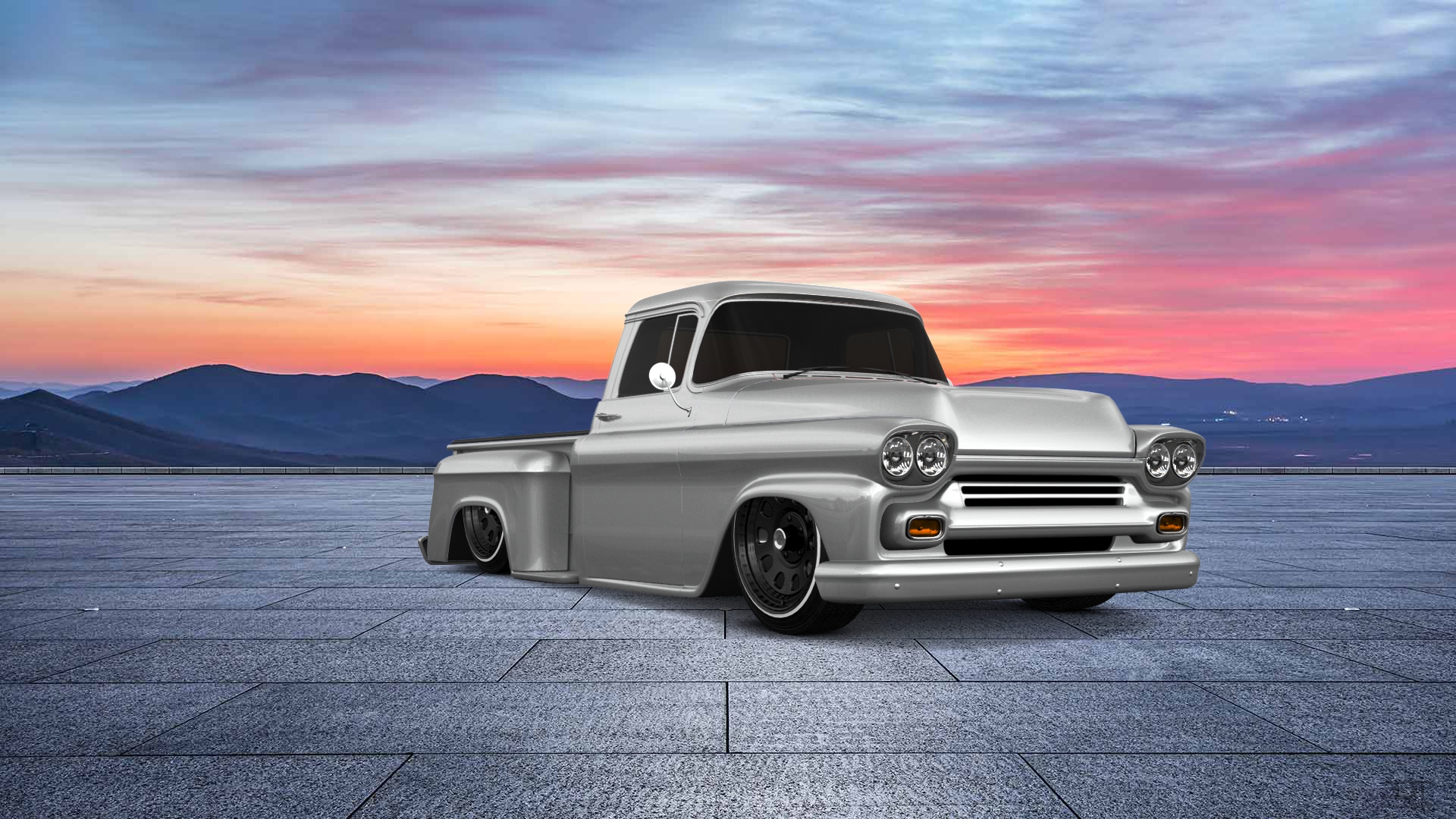 Chevrolet Apache Stepside 2 Door pickup truck 1959