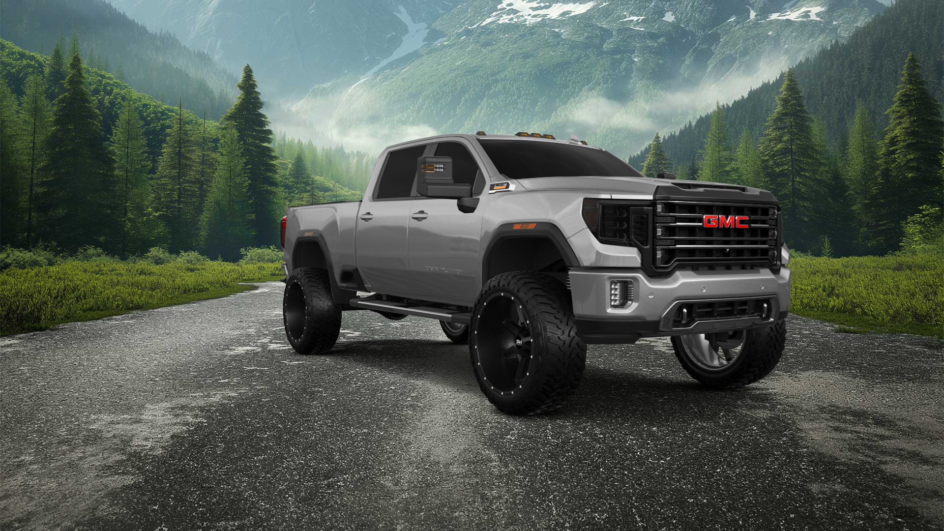 GMC Sierra 2500 HD 4 Door pickup truck 2020 tuning