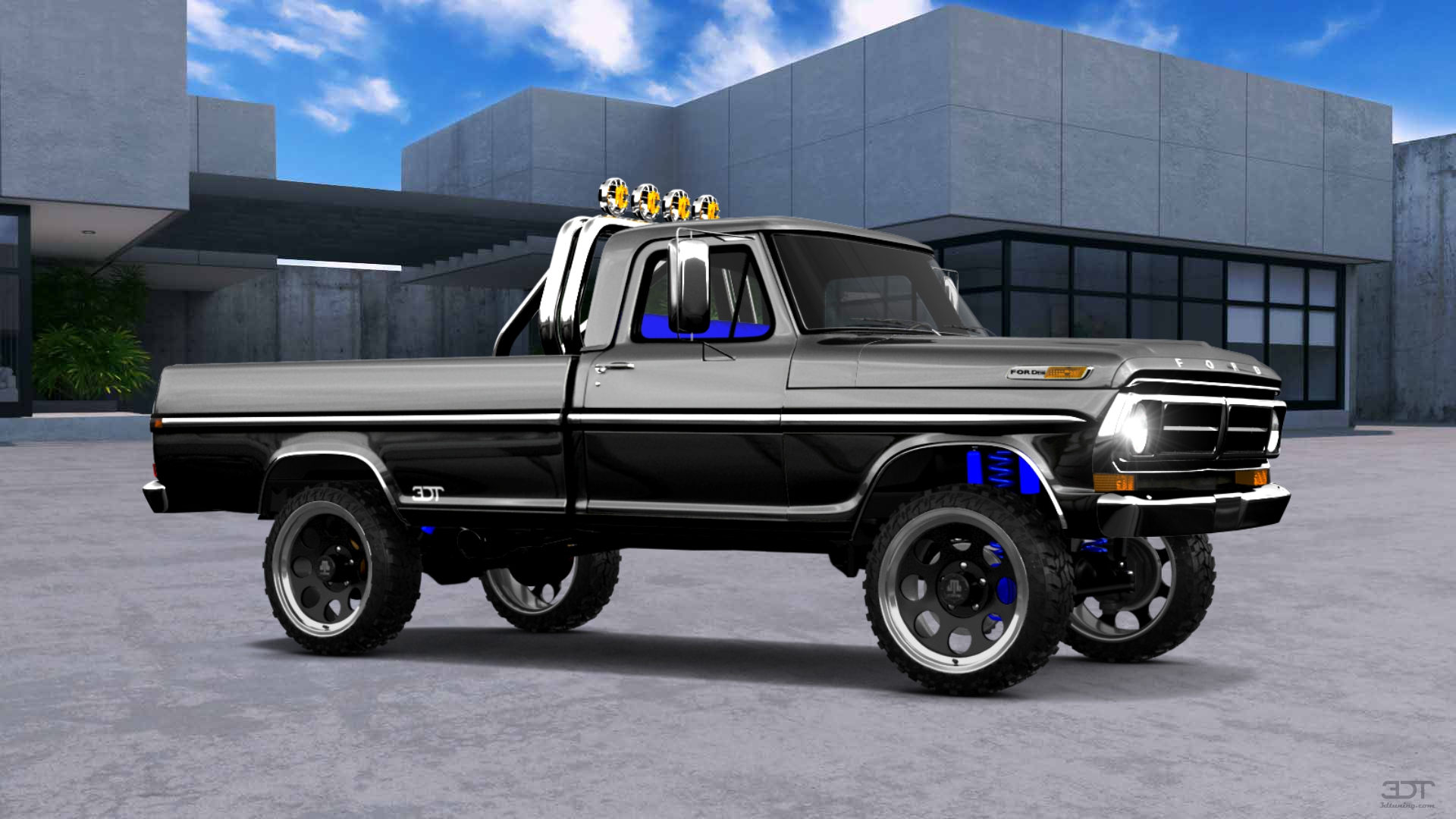 Ford F-250 2 Door pickup truck 1971