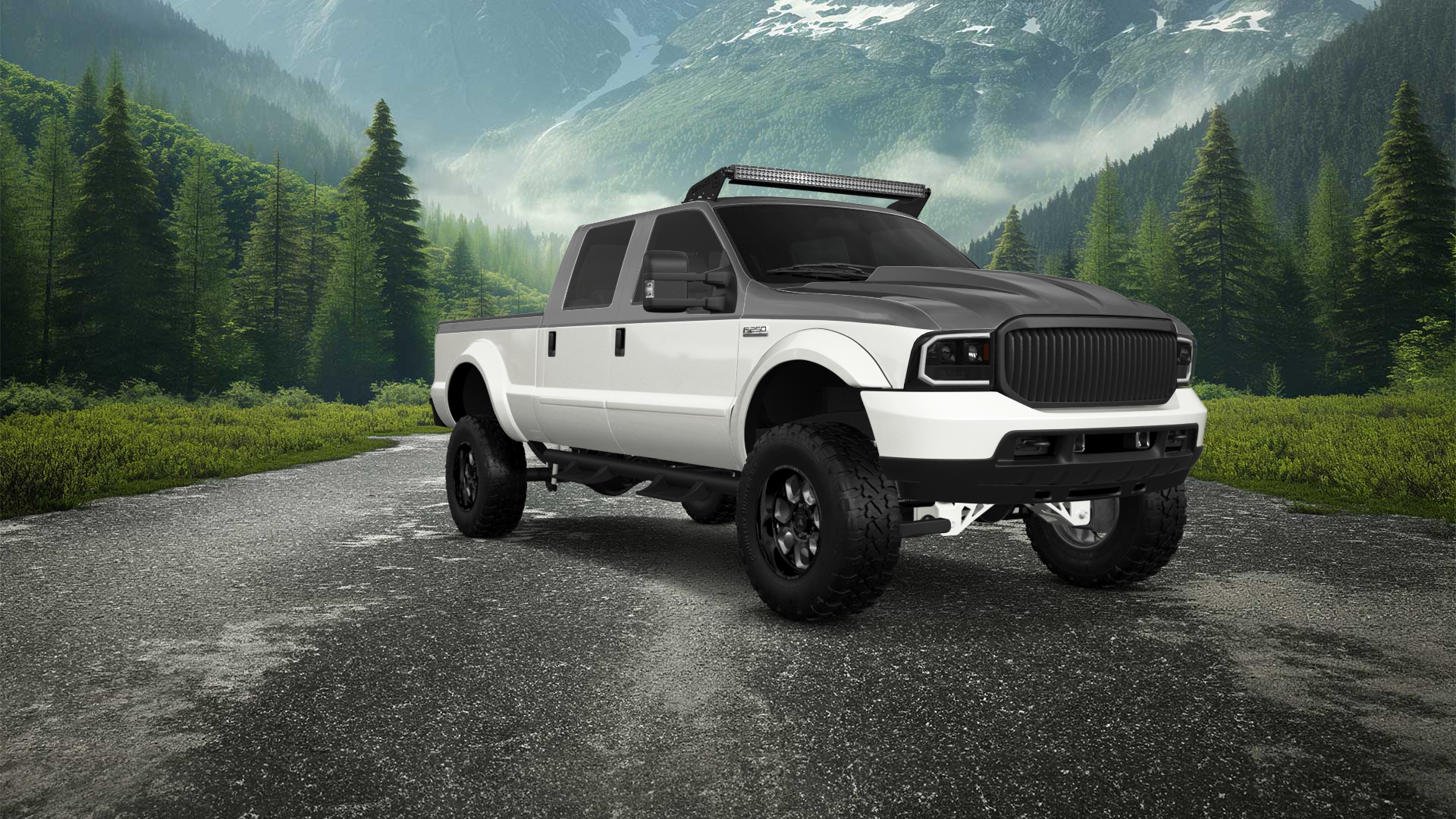 Ford F-250 Crew Cab 4 Door pickup truck 1999