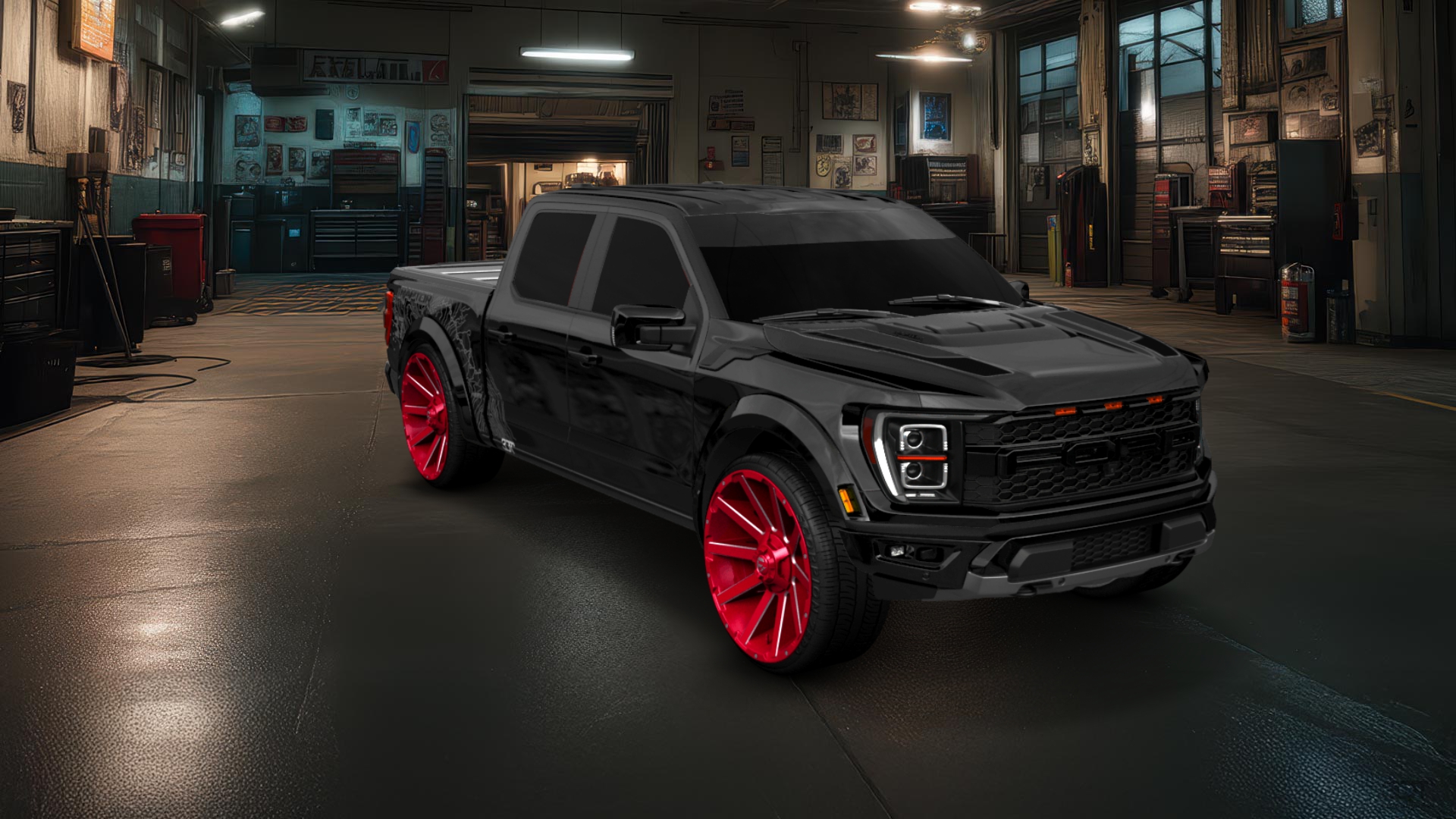 Ford F-150 Raptor 4 Door pickup truck 2021 tuning