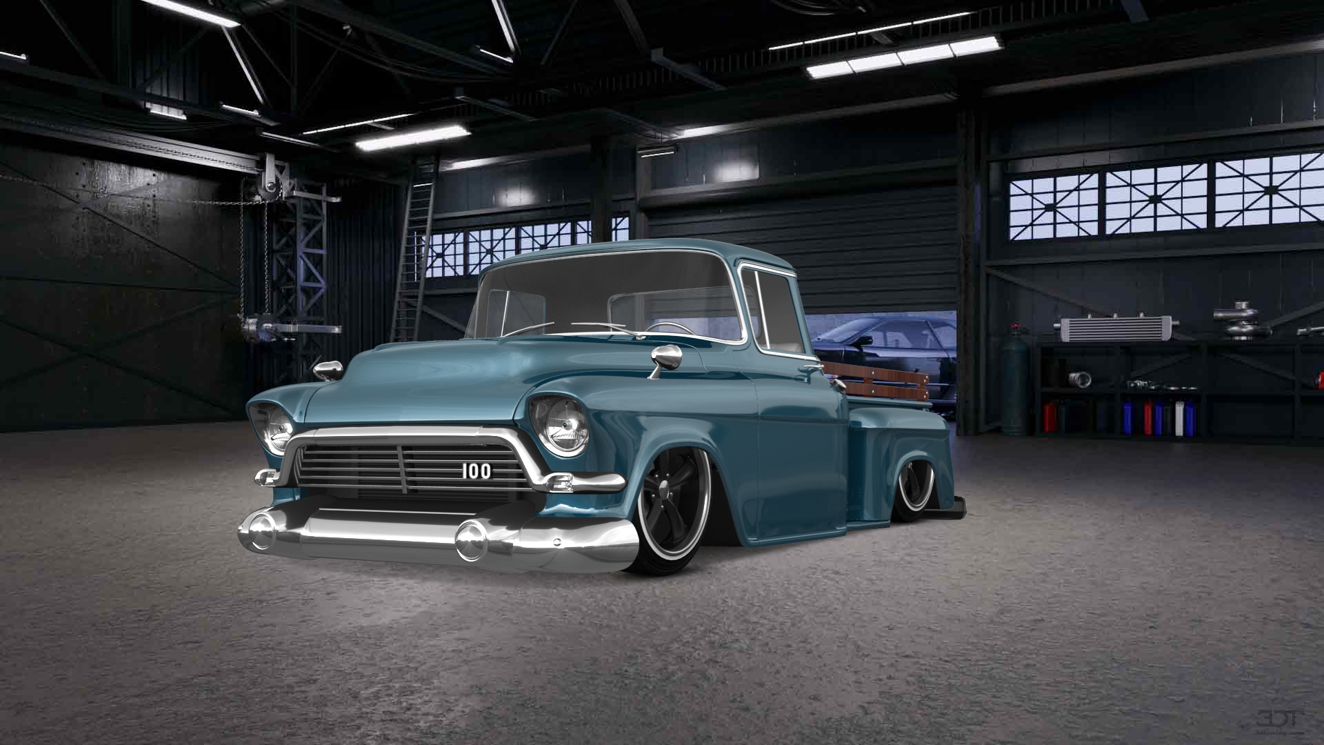 GMC 100 Stepside 2 Door pickup truck 1957 tuning