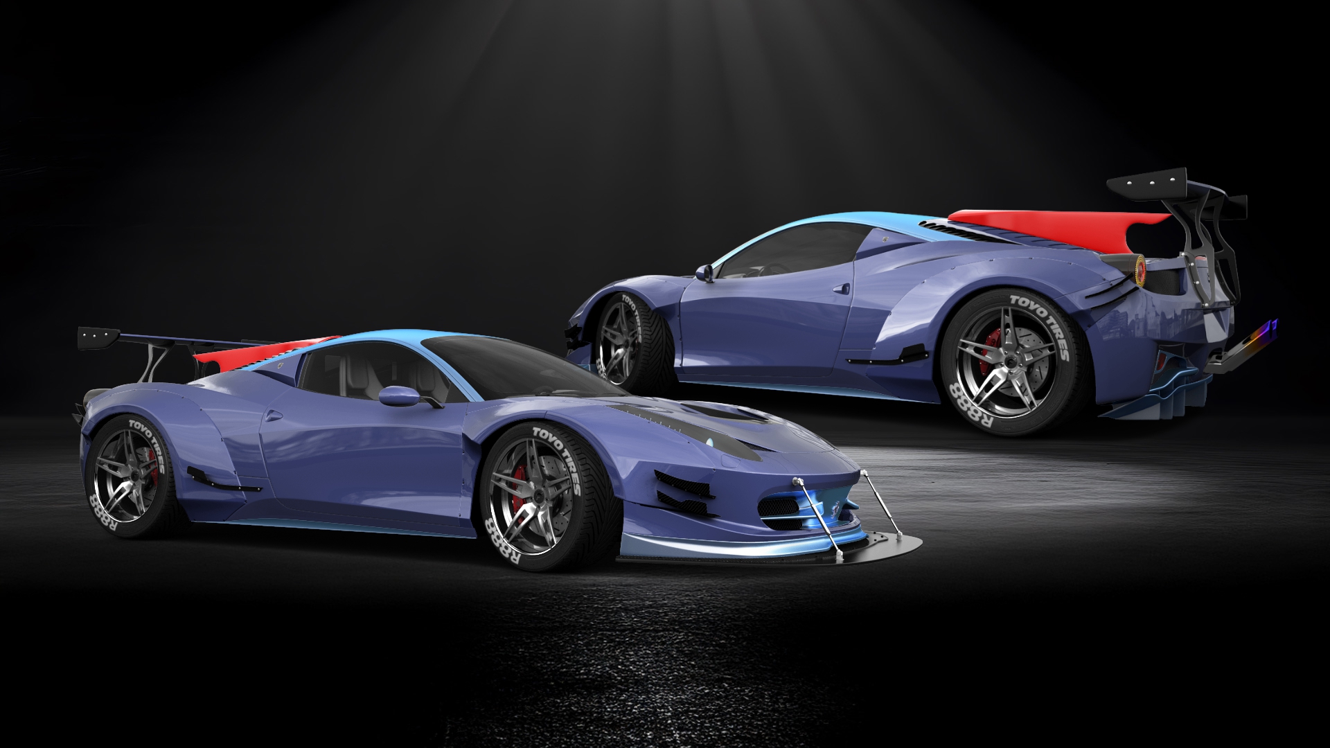 Ferrari 458 Italia 2 door spider 2010 tuning