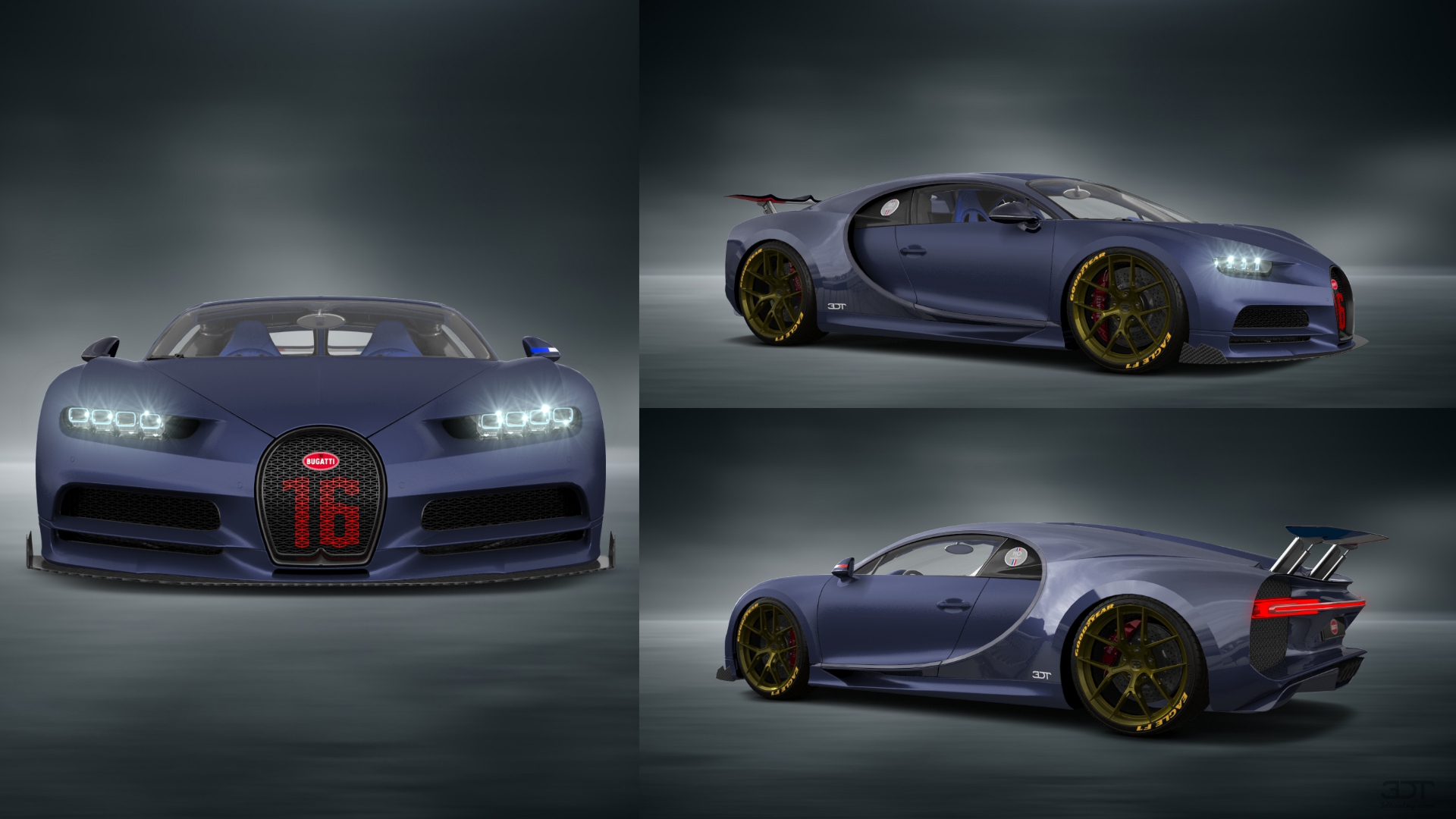 Bugatti Chiron 2 Door Coupe 2016 tuning