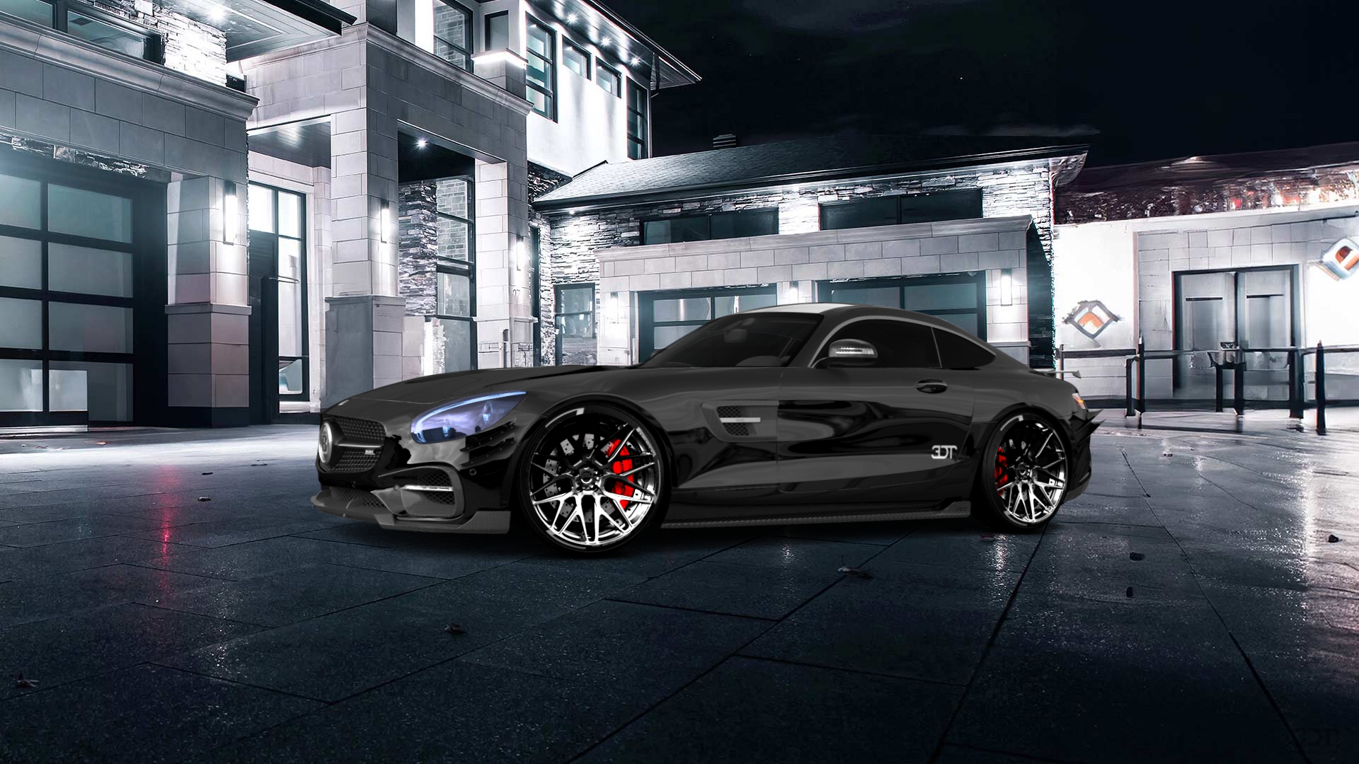 Mercedes AMG GT 2 door fastback coupe 2015