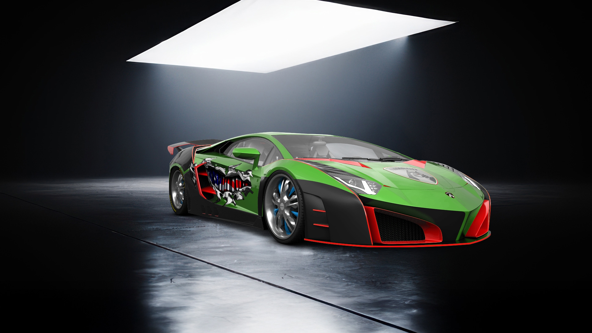Lamborghini Aventador 2 Door Coupe 2012 tuning