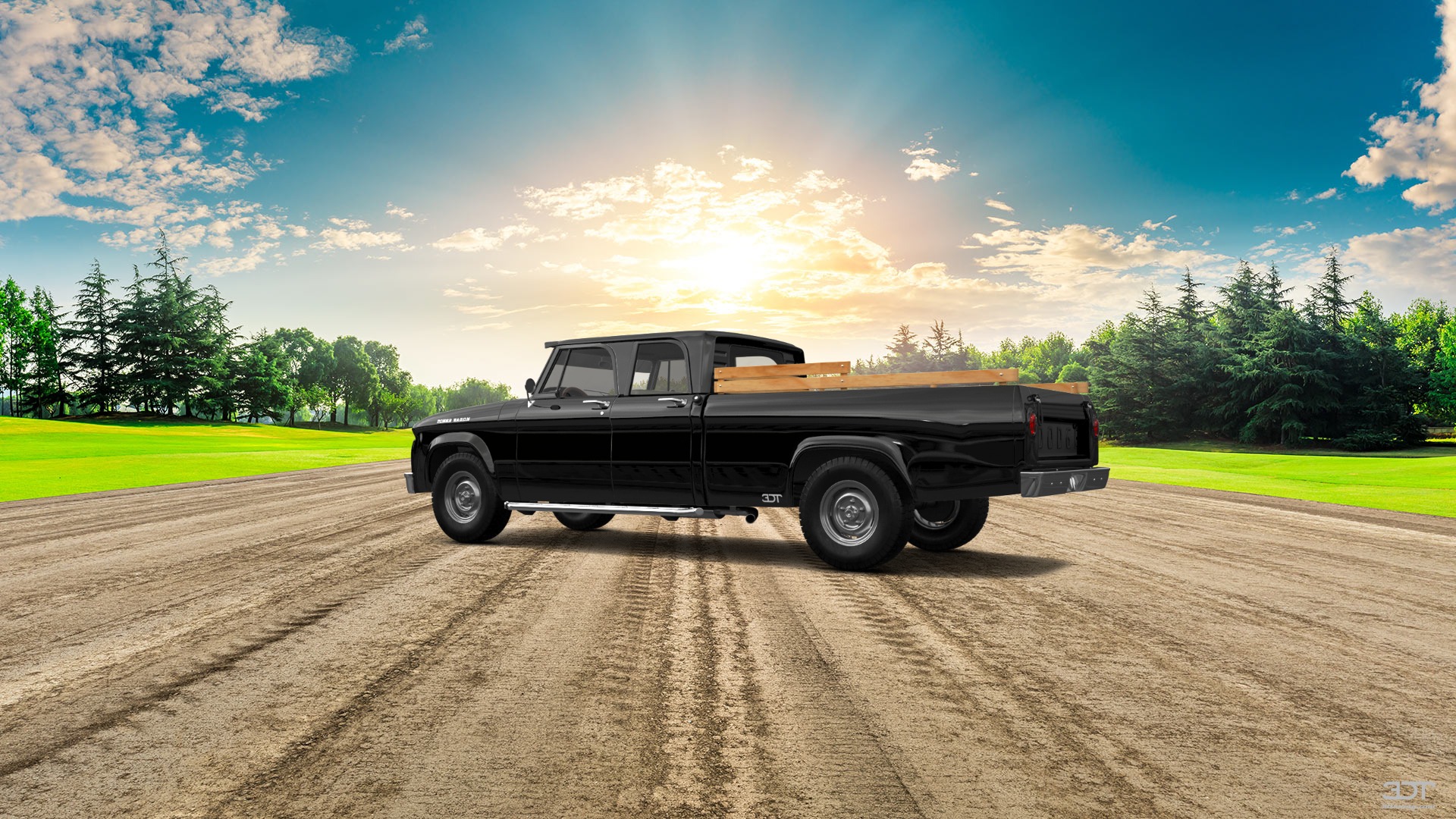 Dodge Power Wagon 4 Door pickup truck 1964
