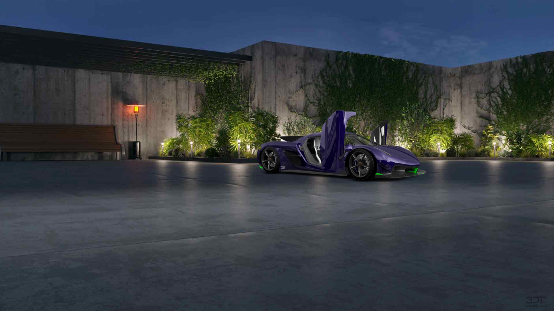 Koenigsegg Jesko 2 door targa top 2020 tuning